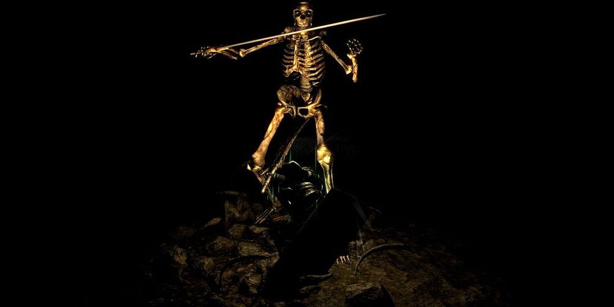 Dark Souls Tomb of the Giants Skeleton