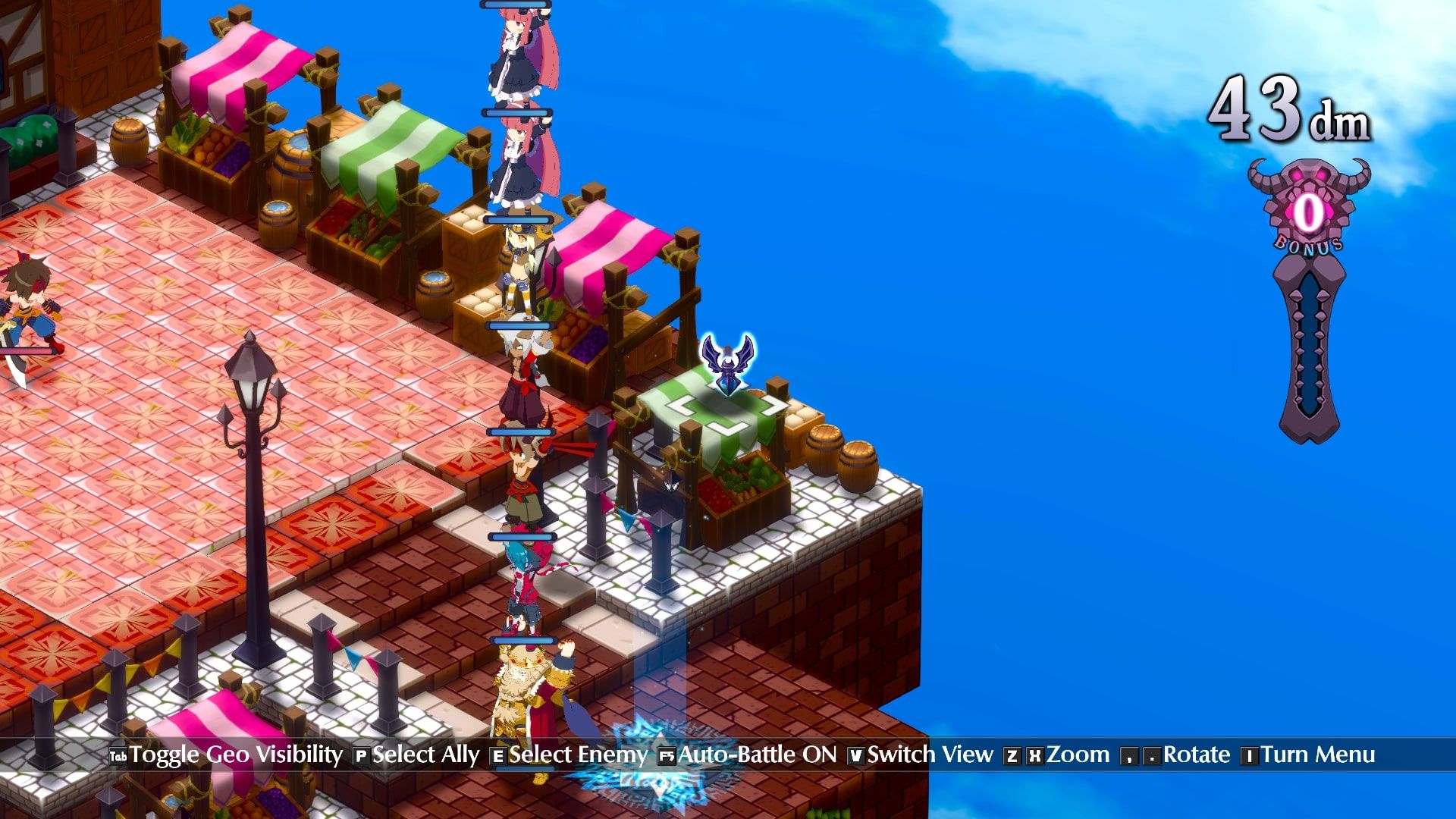 Disgaea 6 making a tower of characters