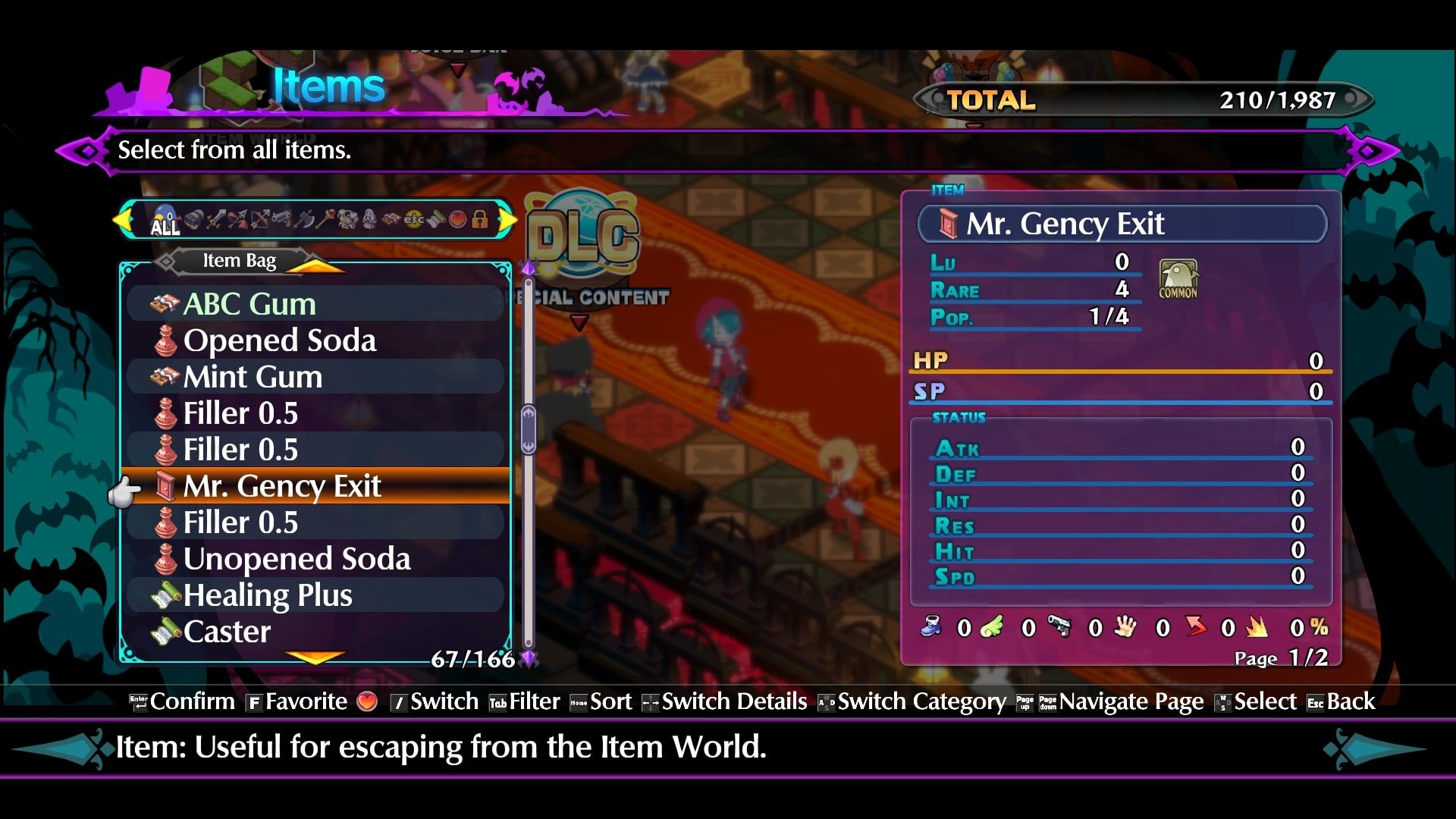 Disgaea 6 Mr Gency Exit