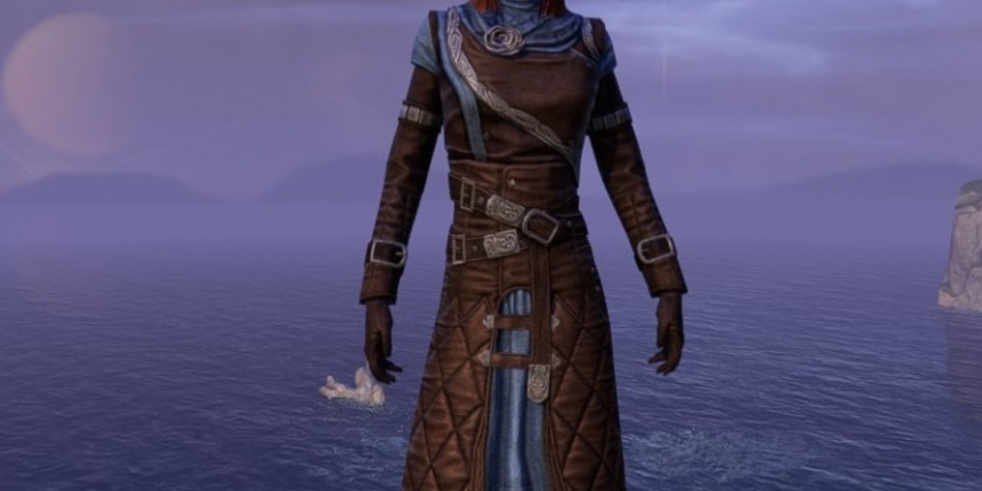 ESO Character Wearing The Courtly Traveling Attire