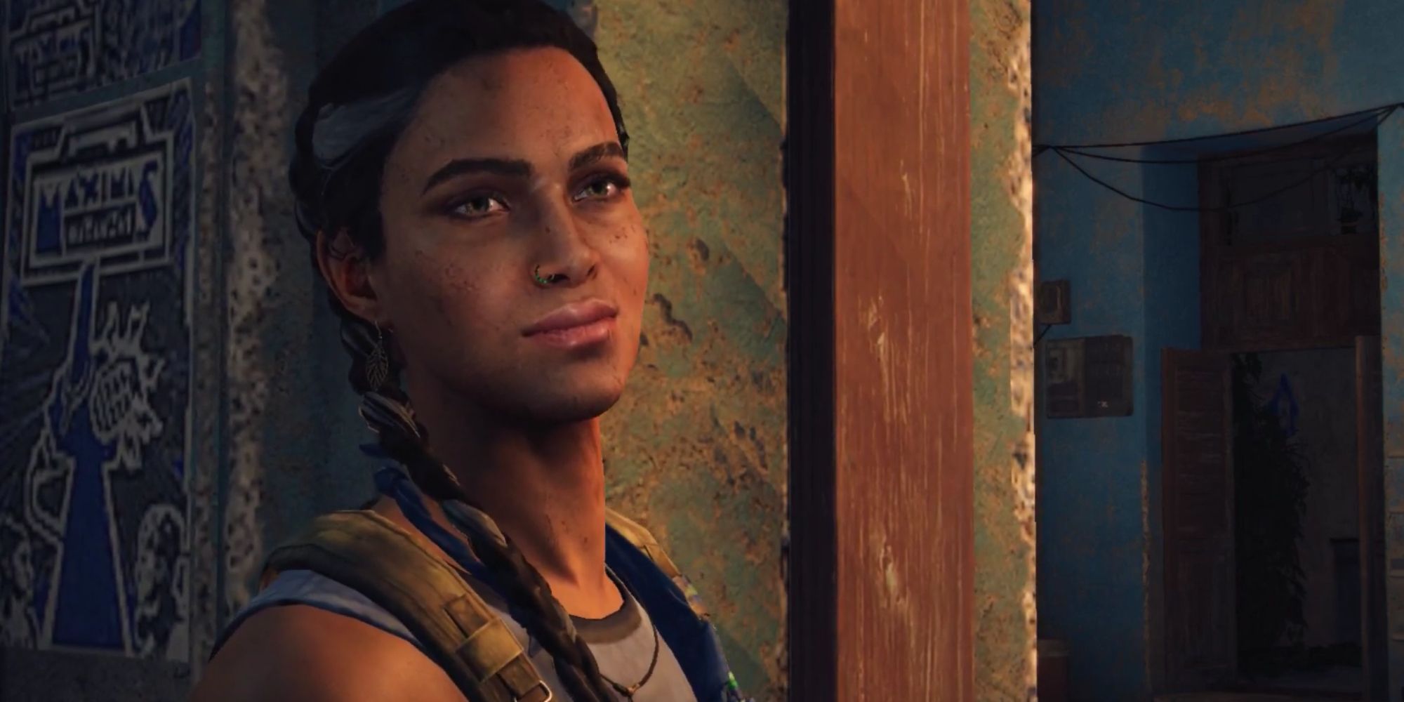 Far Cry 6 Screenshot Of Clara Against The Wall Quest