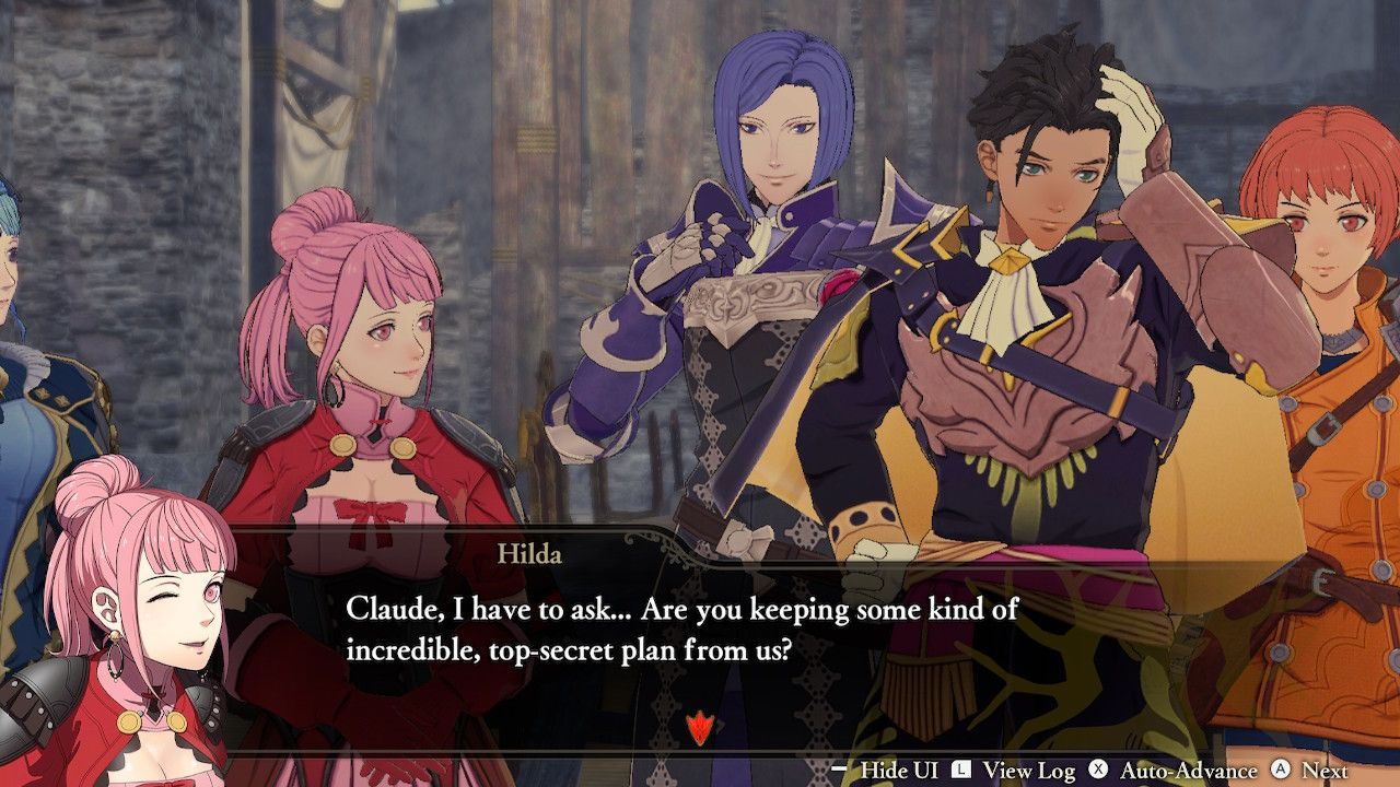 Fire Emblem Three Hopes Hilda Inquires Claude