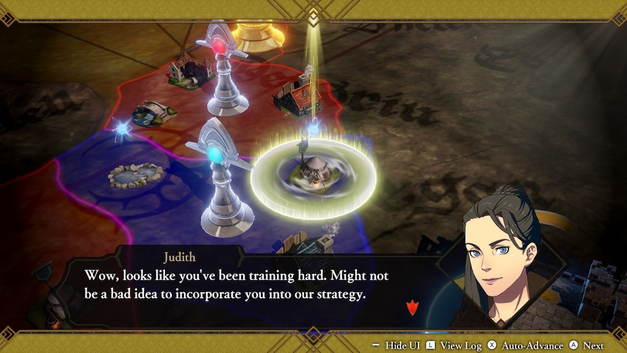 Fire Emblem Three Hopes Judith Training Hard War Map