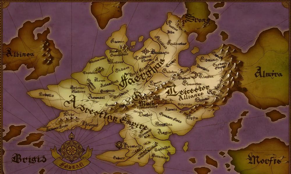 Fodlan Map Three Hopes