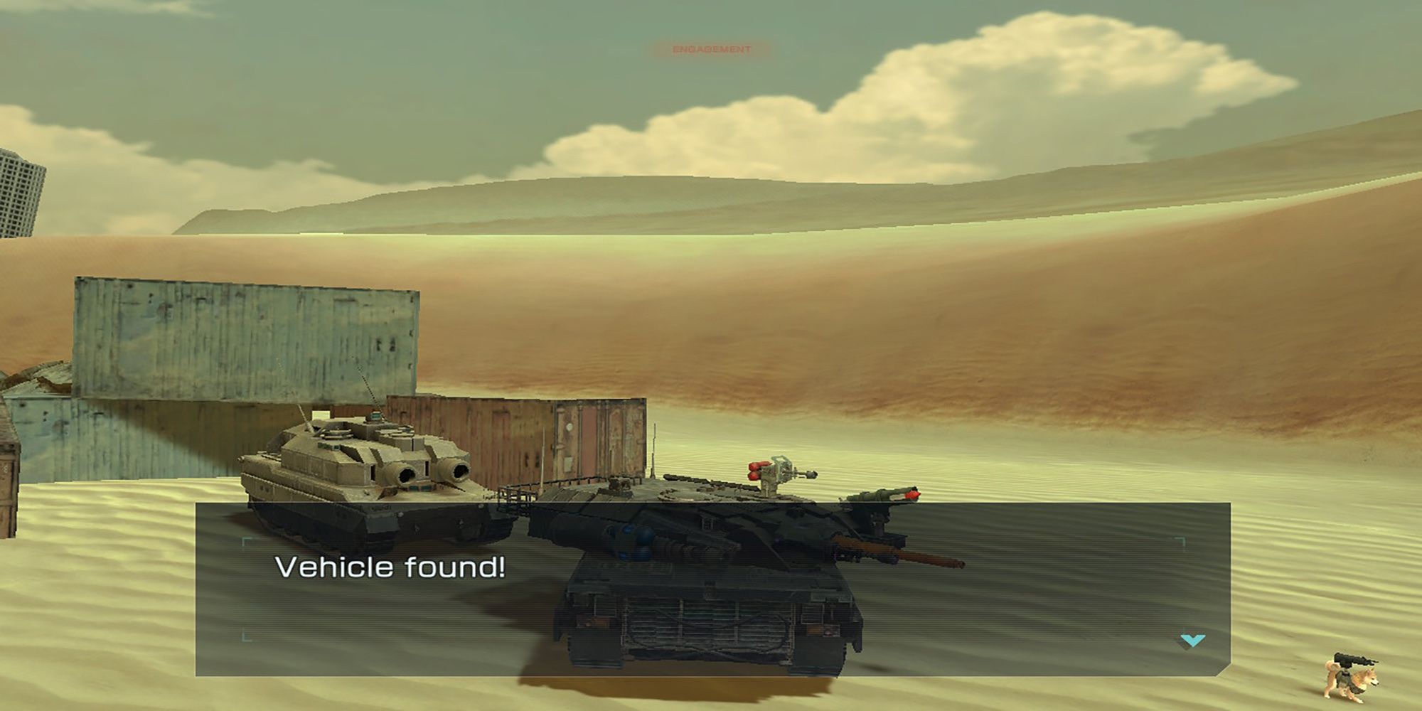 Talis uncovers the Bizonte-F vehicle near the Spider Gully in Metal Max Xeno Reborn.