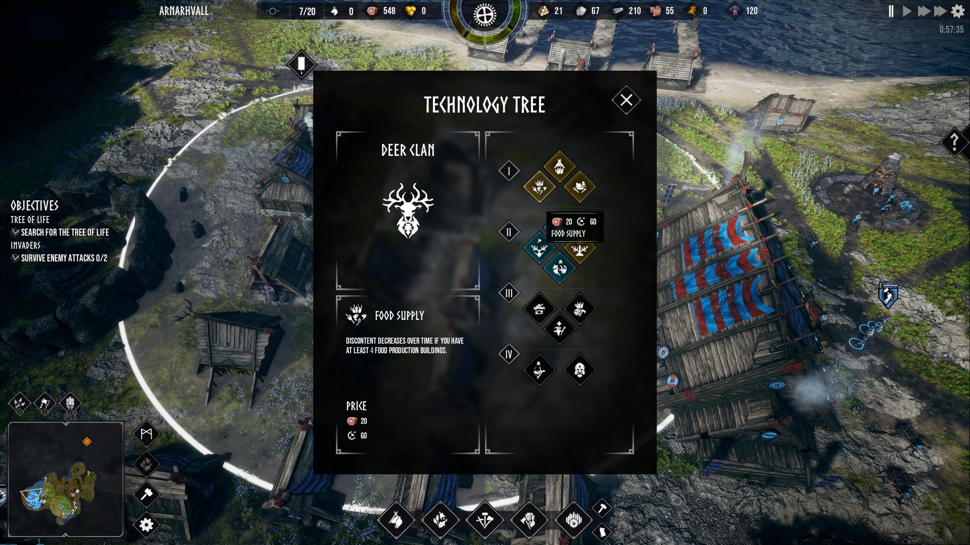 Frozenheim Deer Clan Technology Tree