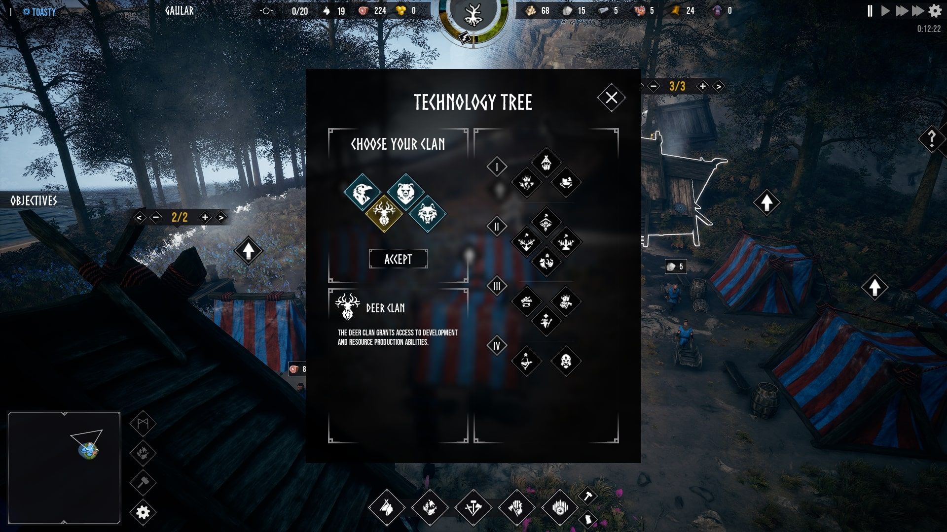 Frozenheim Deer Clan Tech Tree