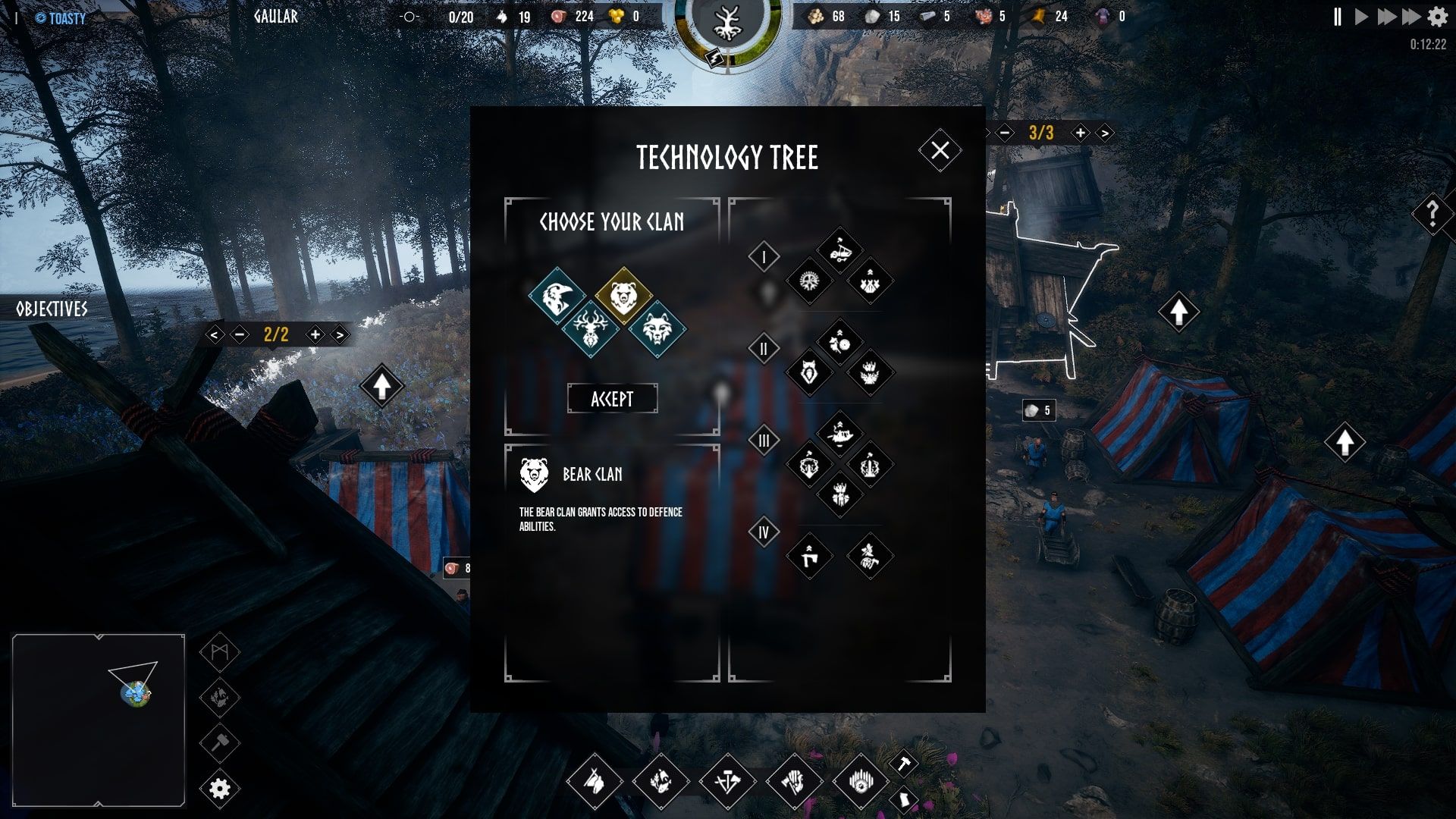 Frozenheim Bear Clan Tech Tree