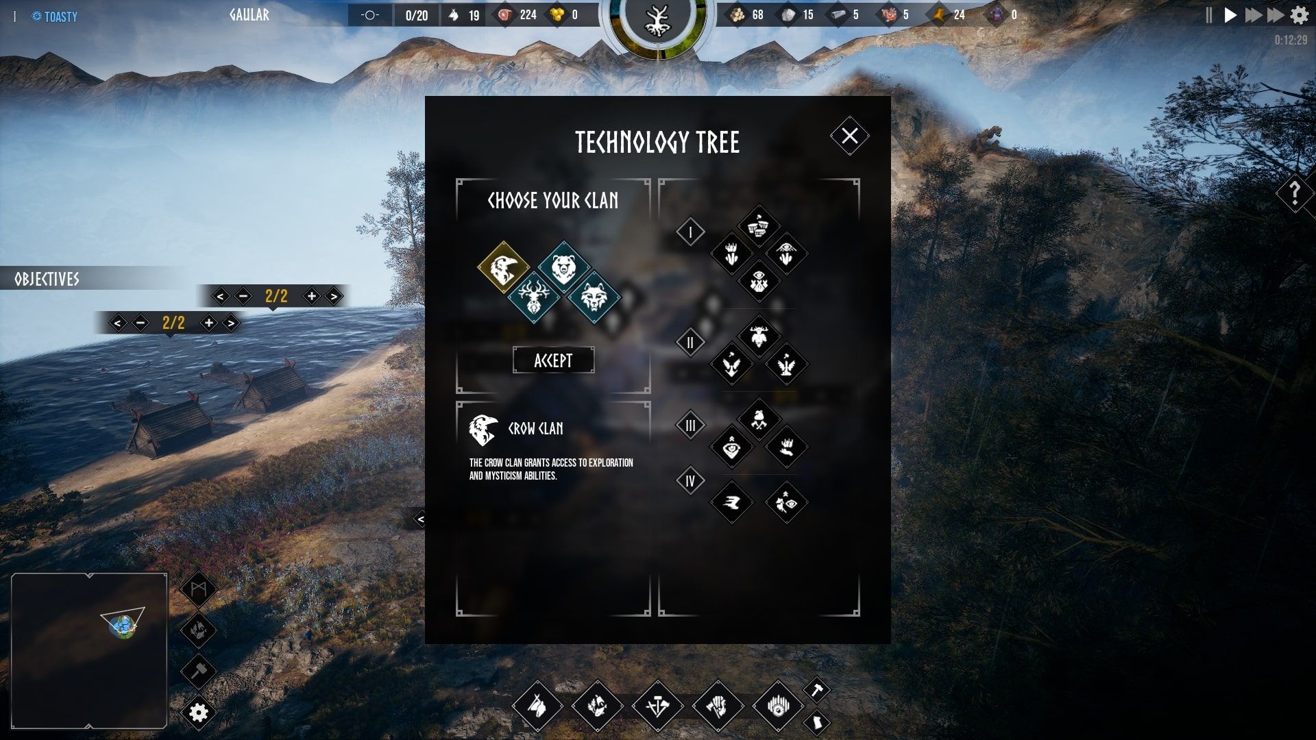 Frozenheim Crow Clan Tech Tree