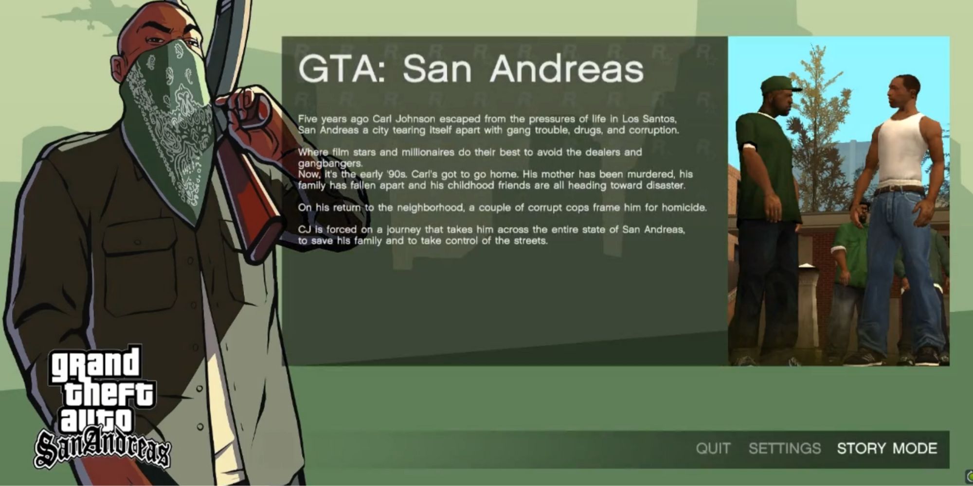 5 major differences in the beta map of GTA San Andreas