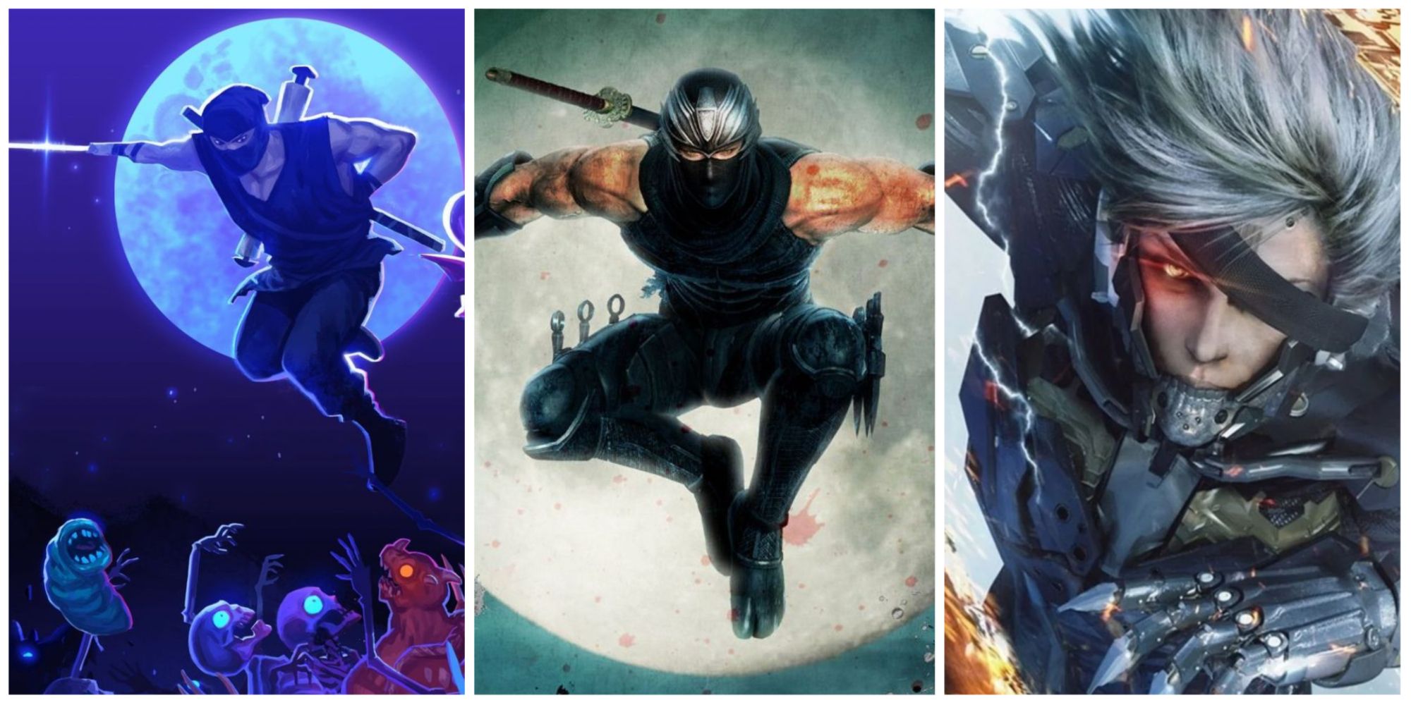 Games Like Ninja Gaiden Split Image Of Characters