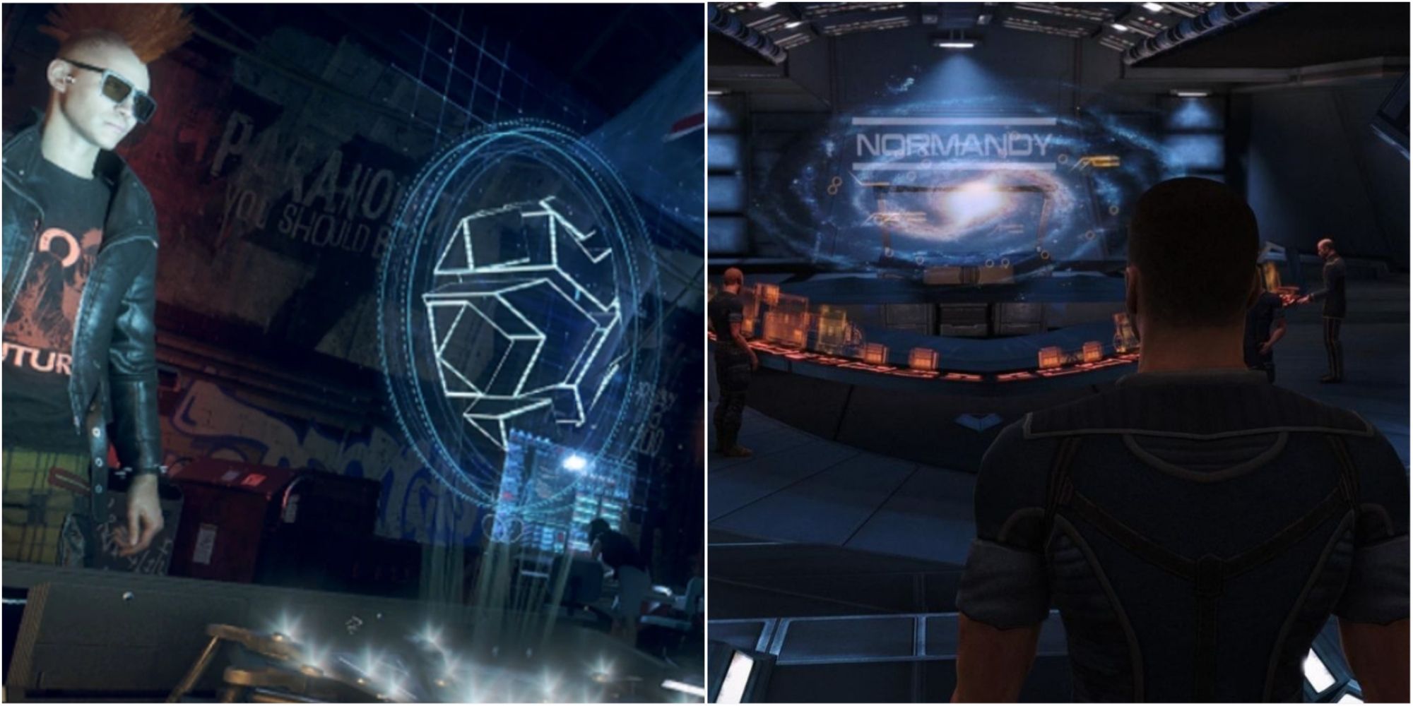 Gaming's Coolest Safehouses Featured Split Image Watch Dogs and Mass Effect