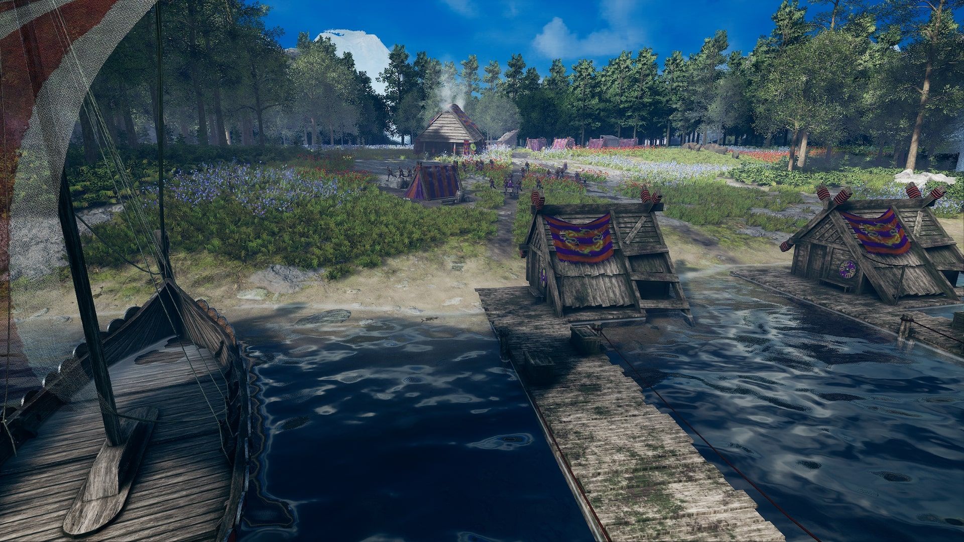 Frozenheim Army retreating to boats to escape Jarl Erland