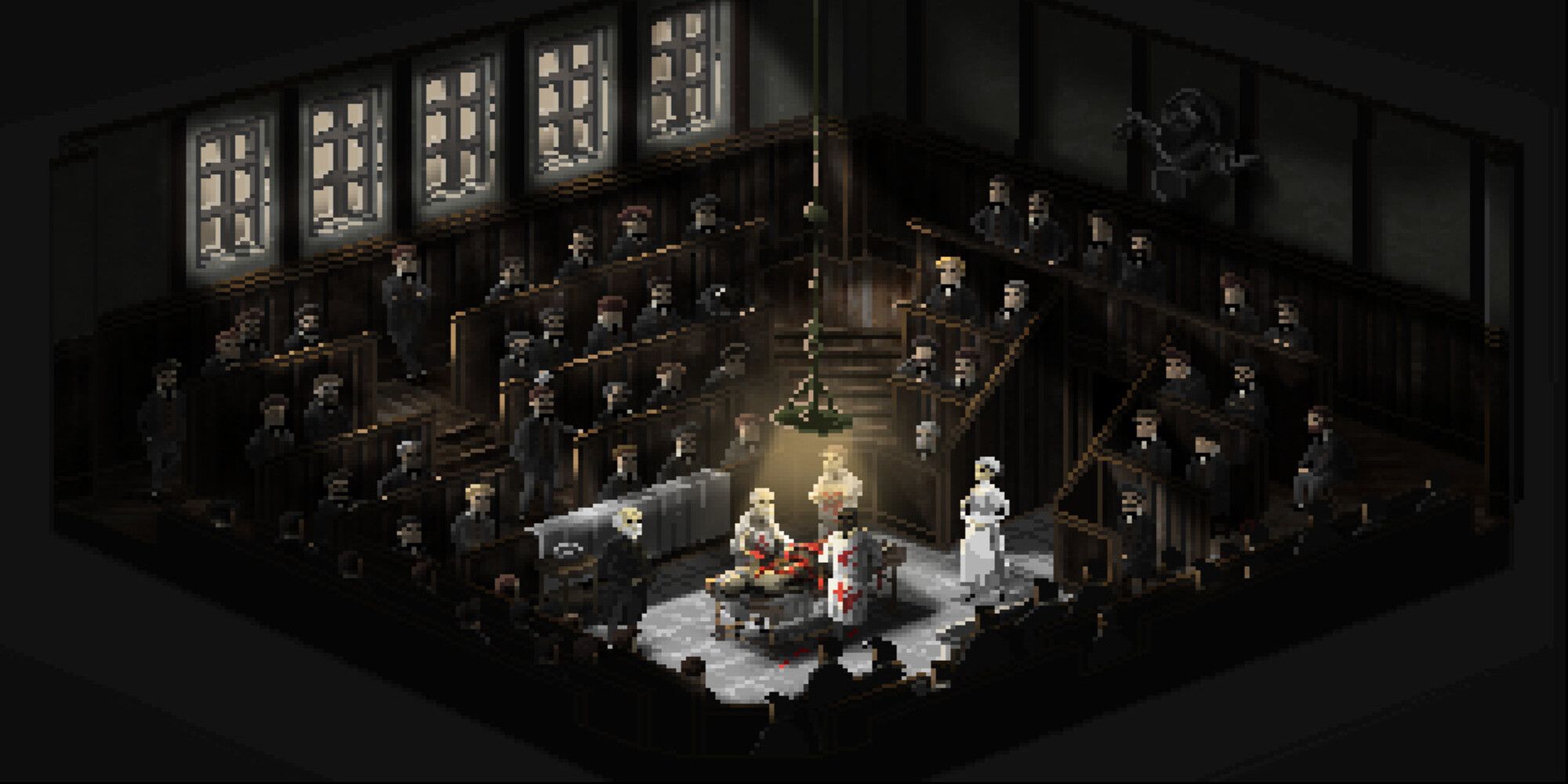 In-Game Screenshot From If On A Winter's Night, Four Travelers
