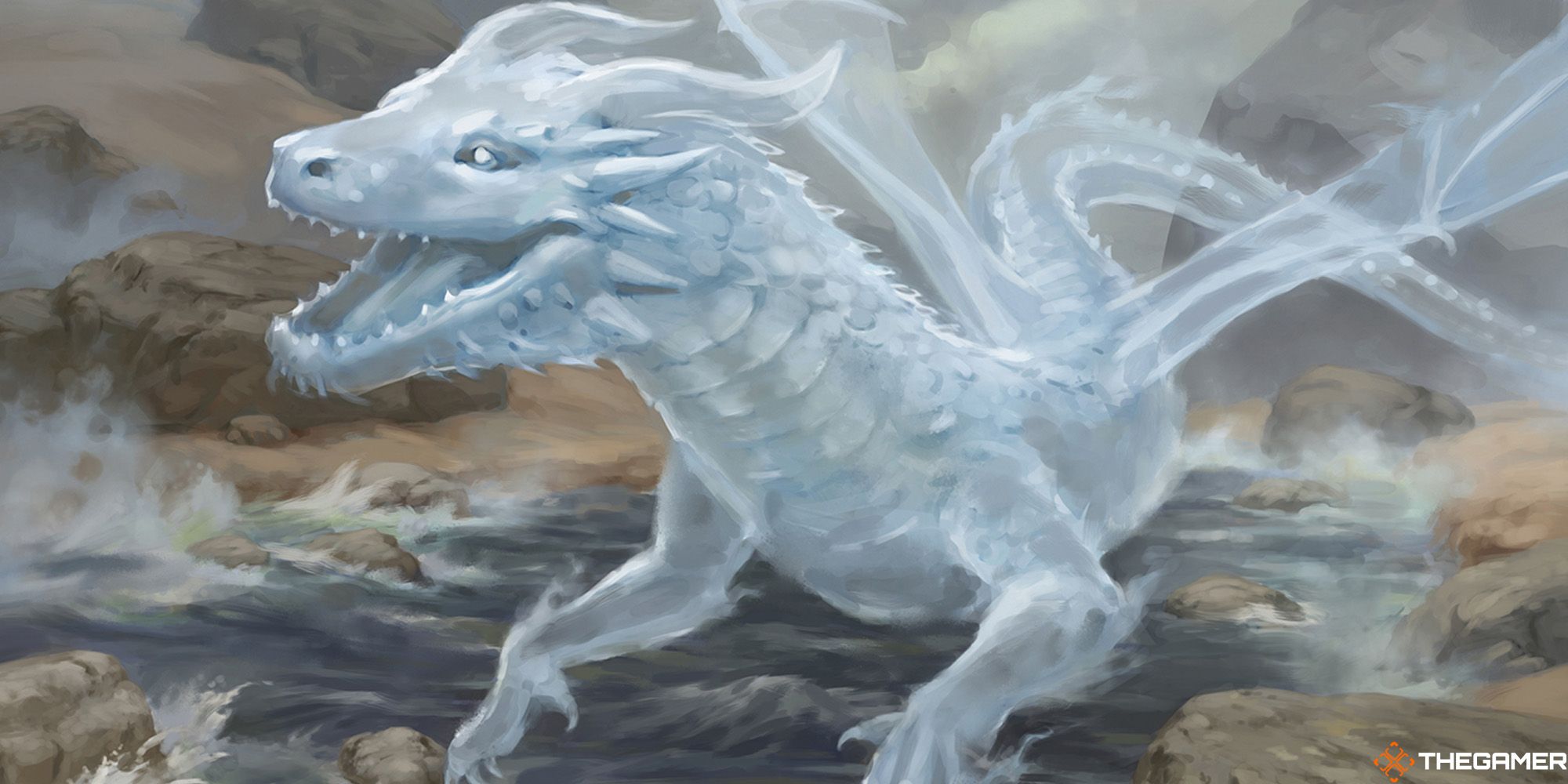 Juvenile Mist Dragon by Leanna Crosan