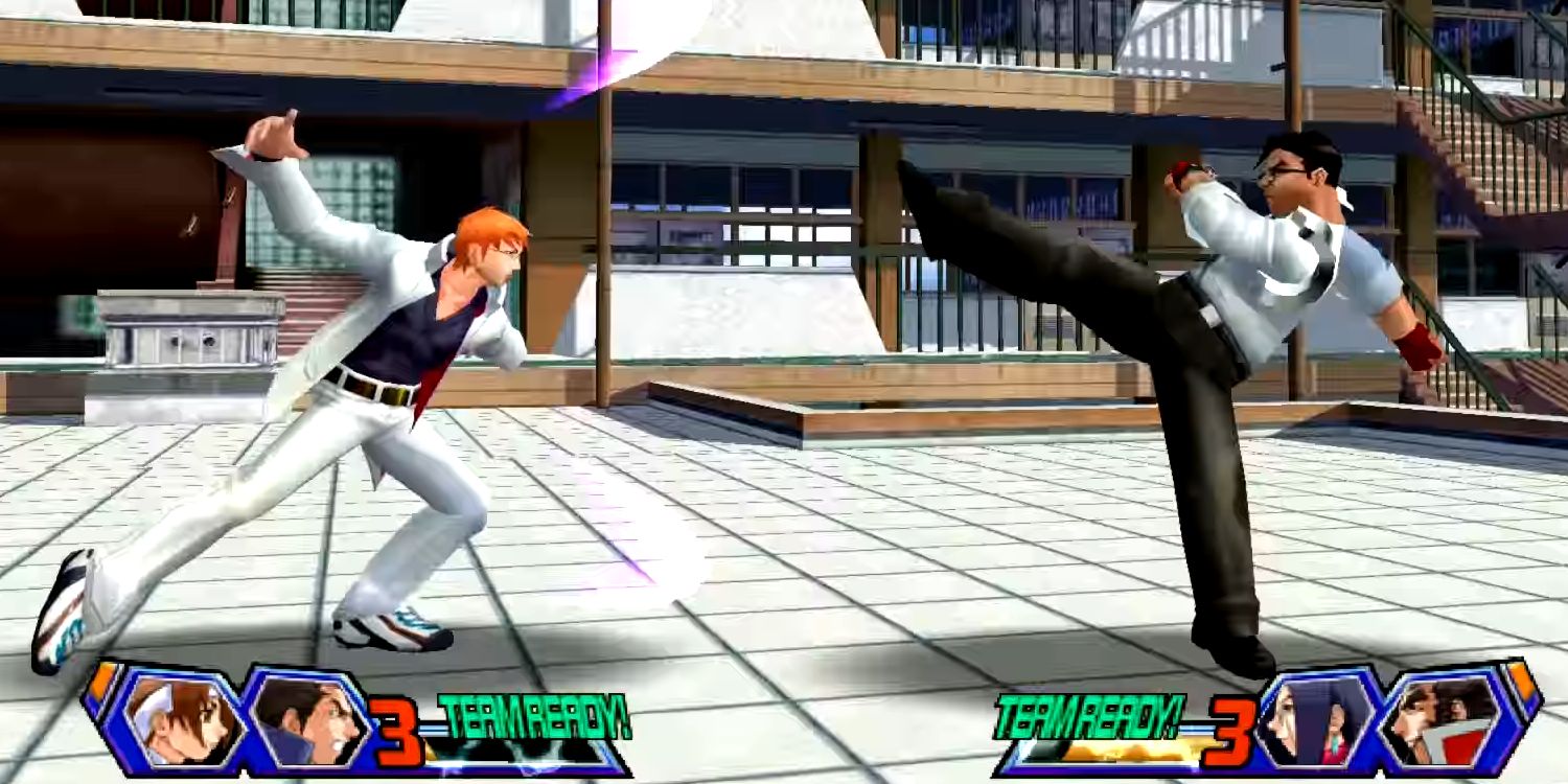 Kyosuke throws fireballs at his teacher.