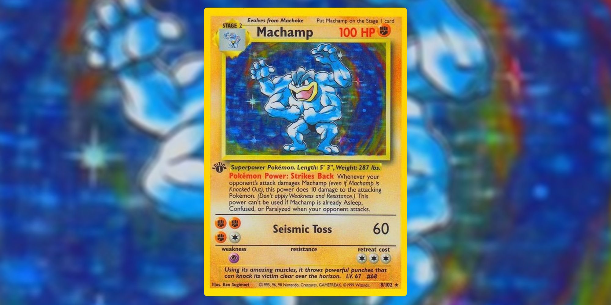 Machamp Base Set Pokemon TCG