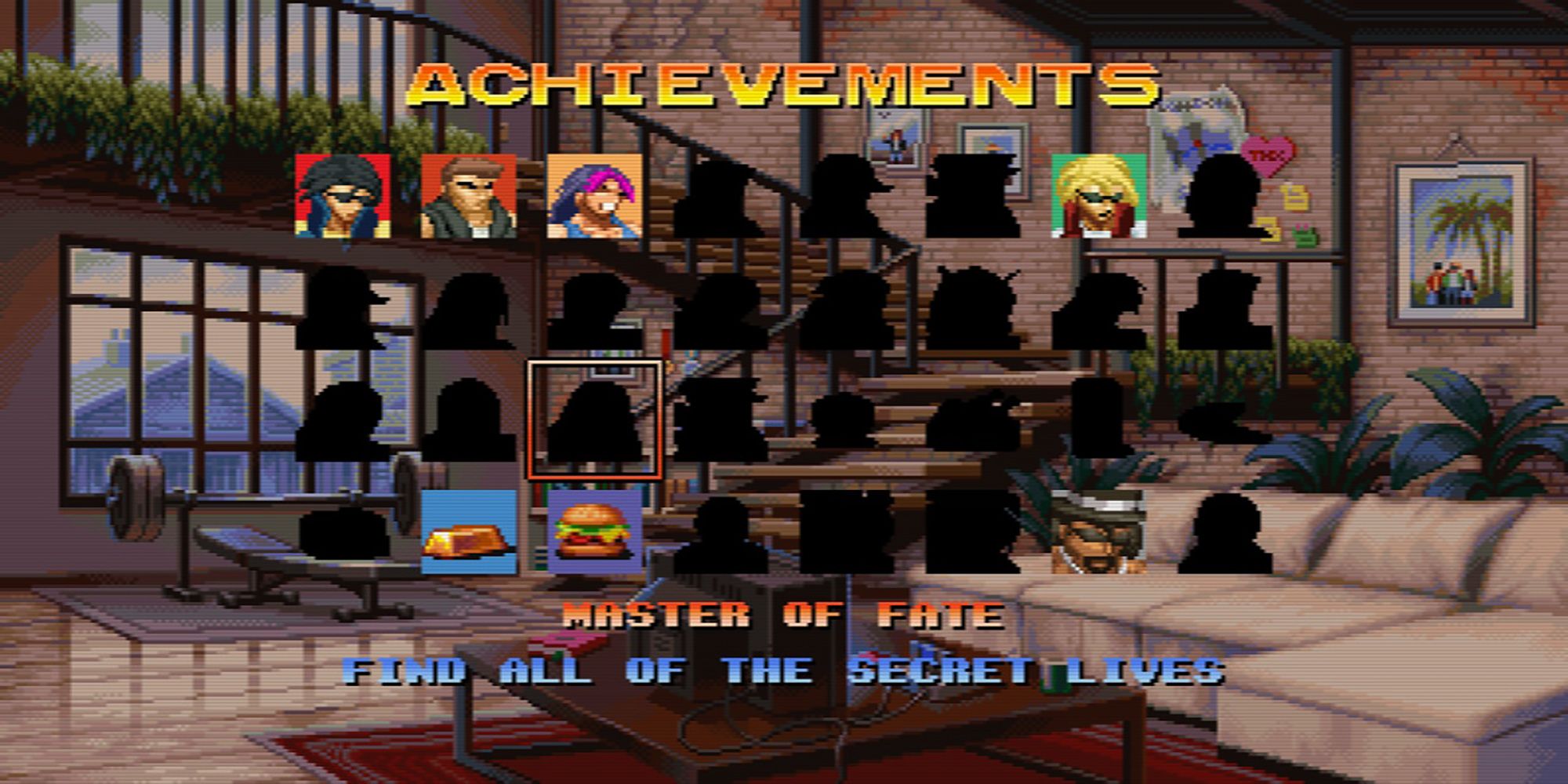 The Master Of Fate Achievement is awarded when a player finds all the secret lives in Final Vendetta.