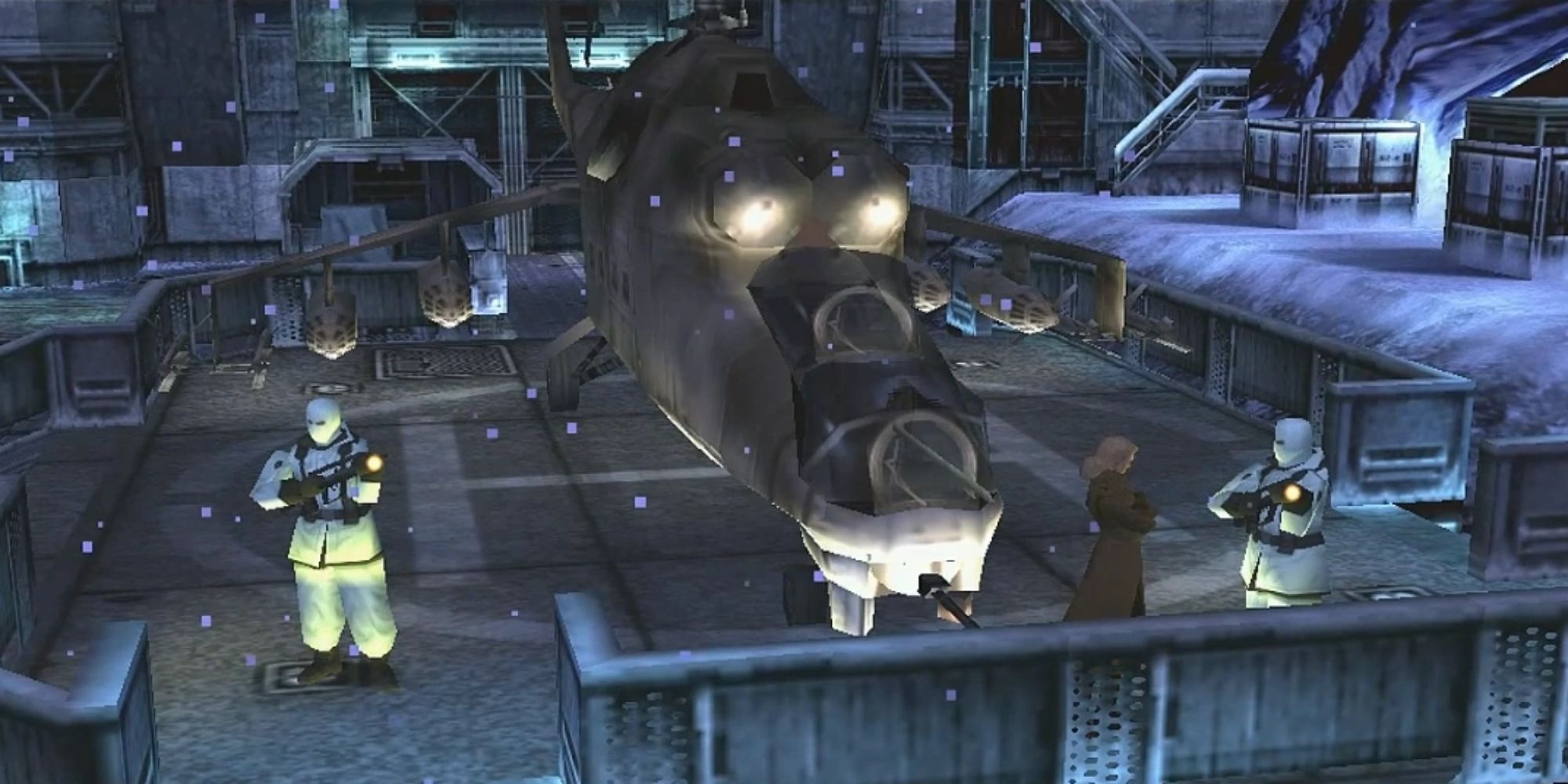 Metal Gear Solid Screenshot Of Hind D On Shadow Moses