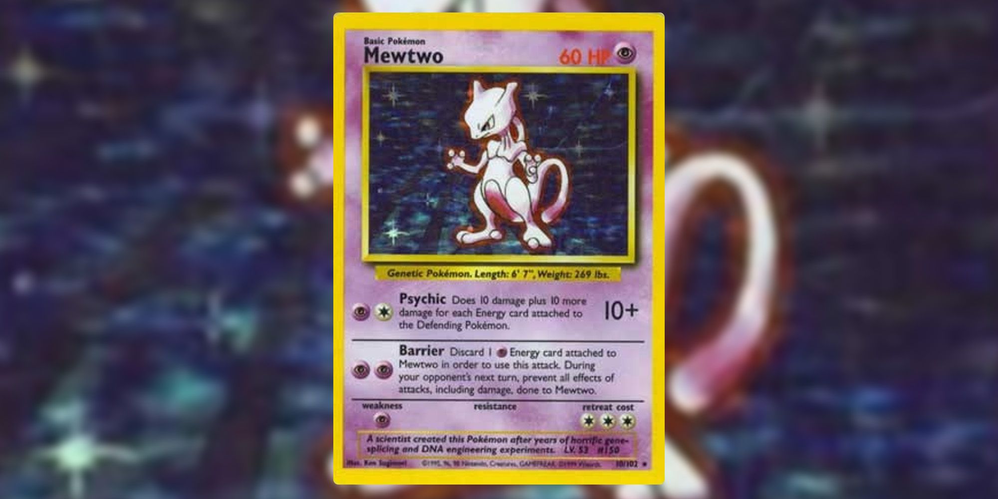 Mewtwo Base Set Pokemon TCG