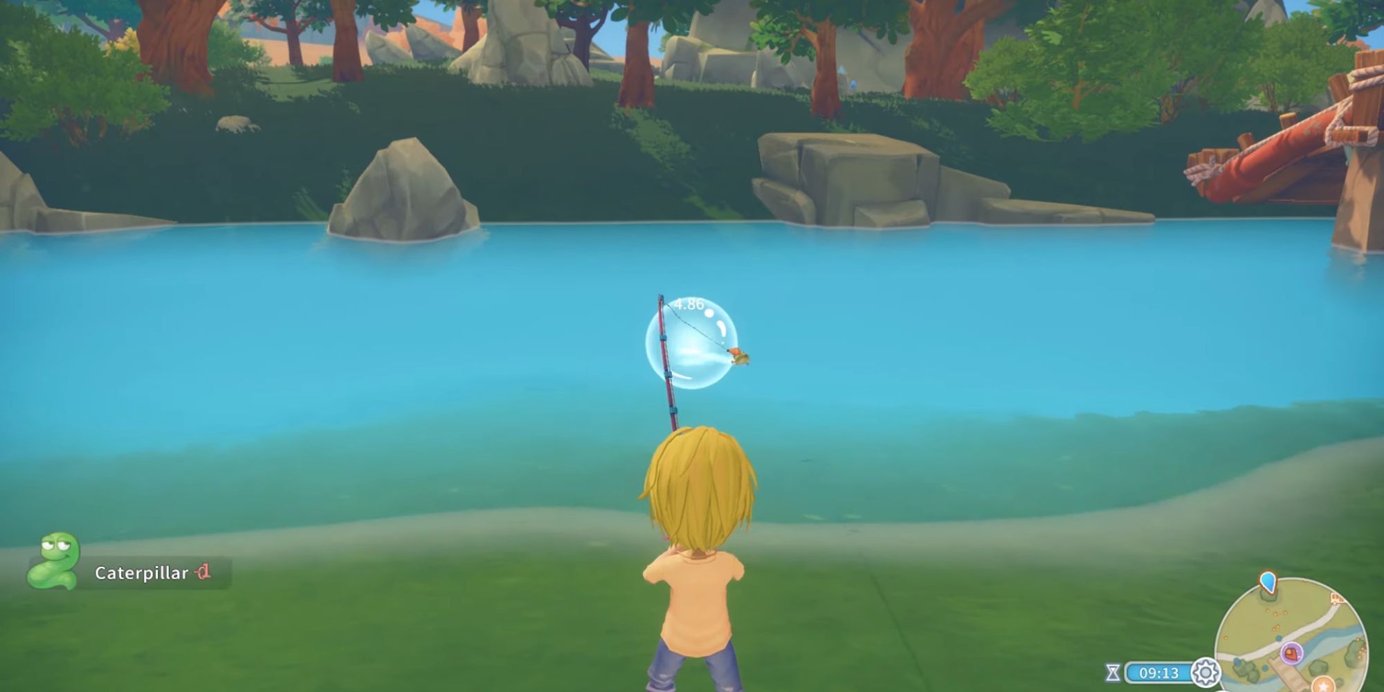 My Time At Portia - Player Fishing