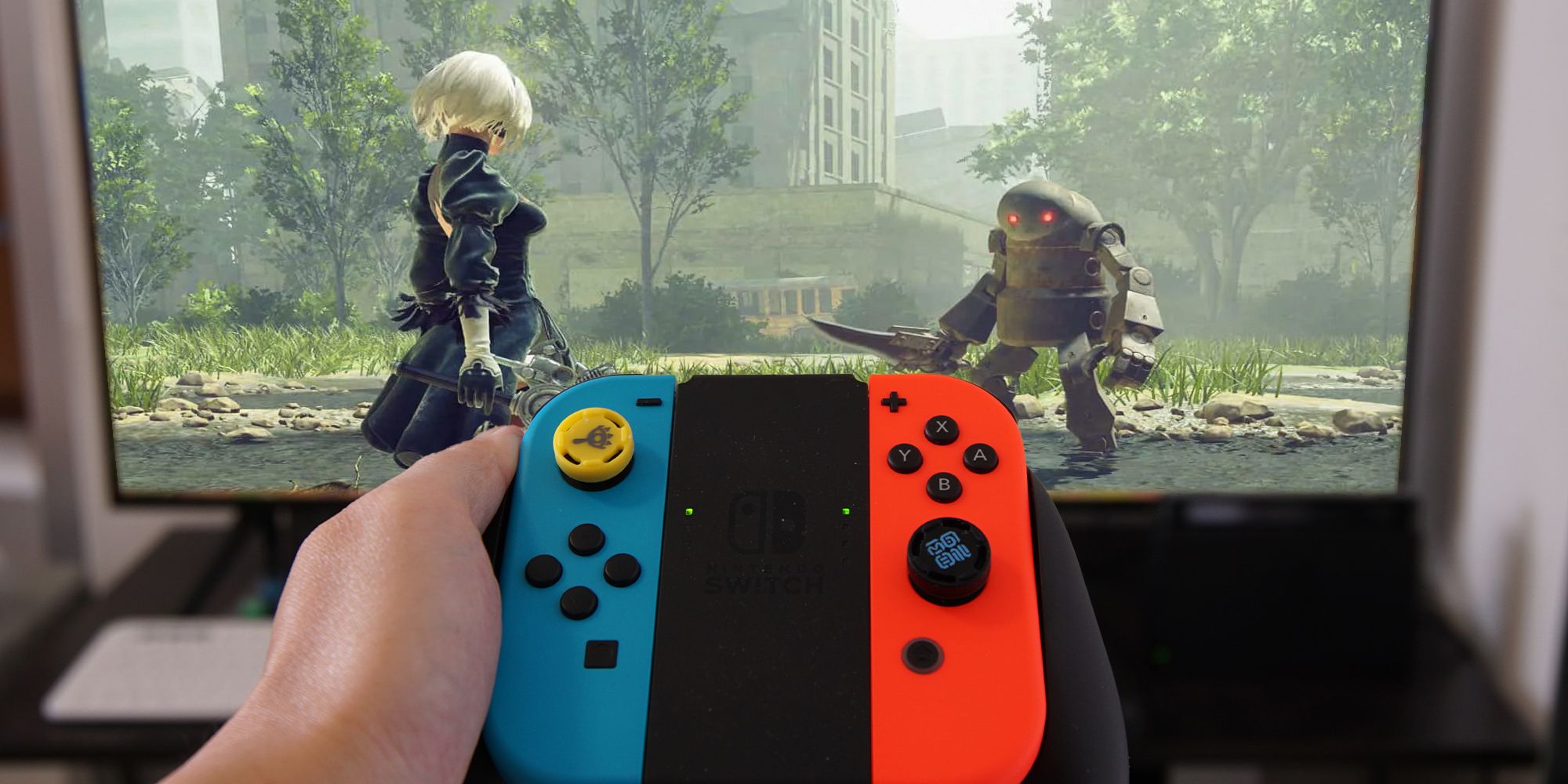 Novo gameplay de NieR: Automata na Switch