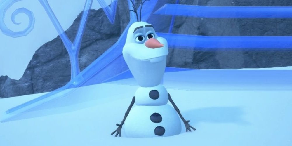 Screenshot of Olaf in Kingdom Hearts 3.