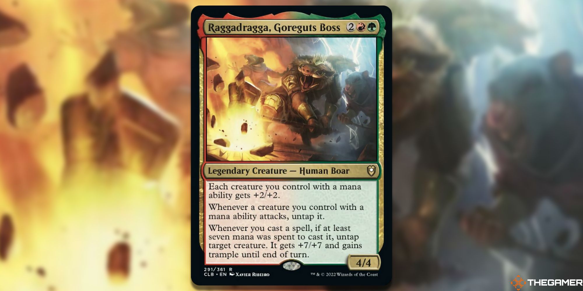 Raggadragga, Goreguts Boss MTG Card