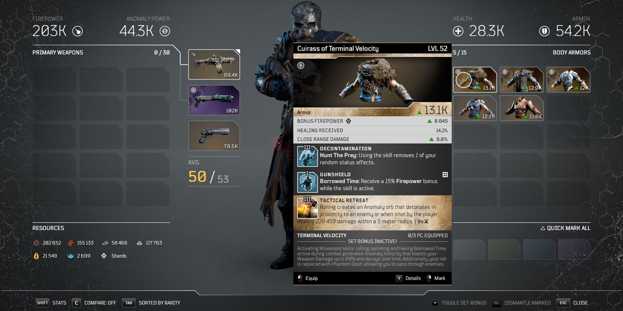 Outriders Apocalypse Gear Example