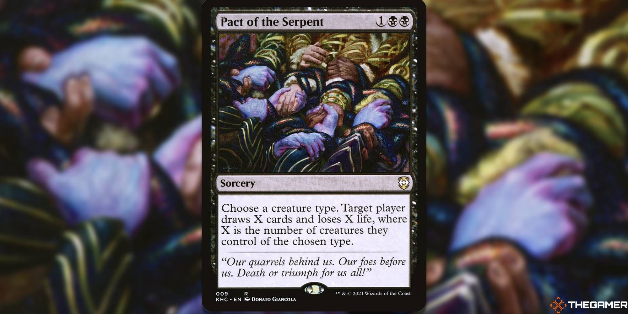 Pact of the Serpent Card Artwork Magic The Gathering