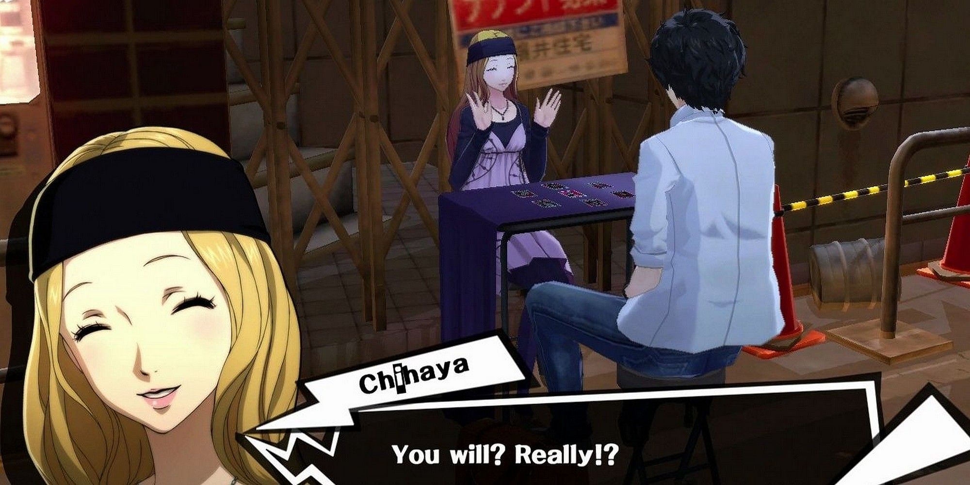 Persona 5 Chihaya Mifune Fortune Telling