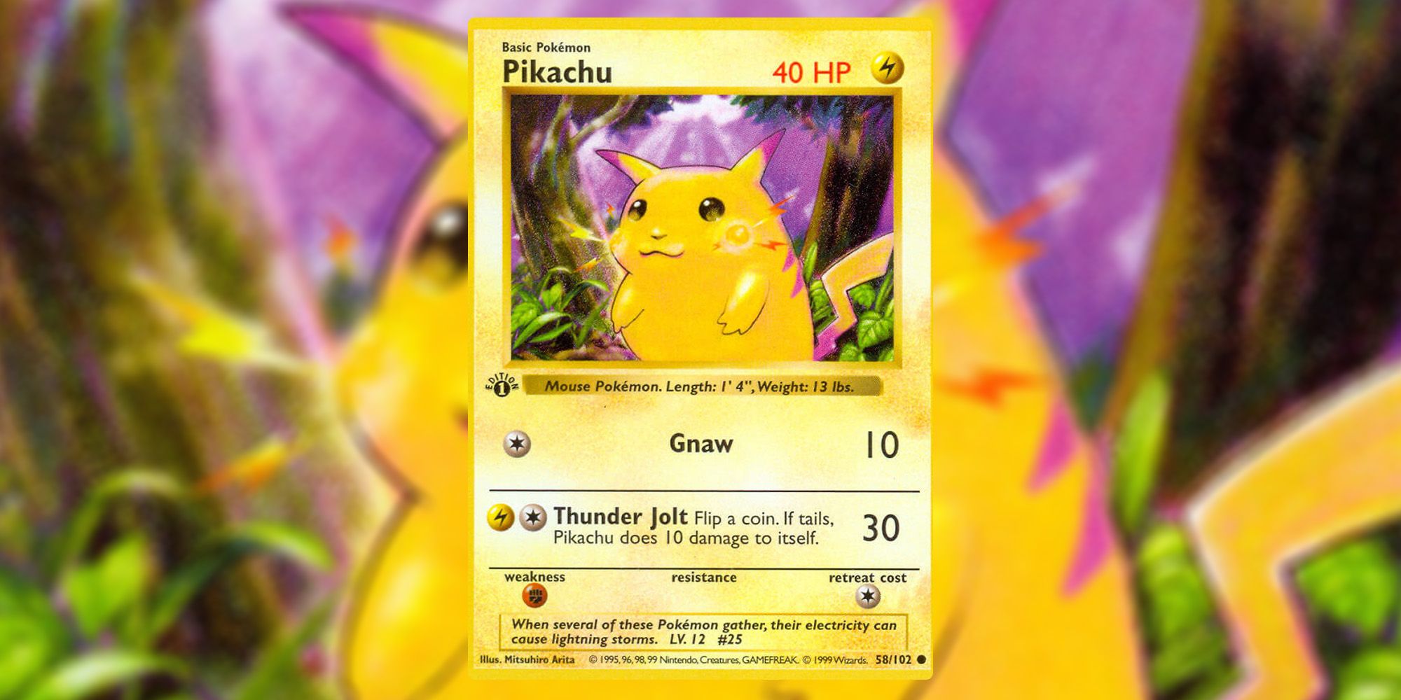 Pikachu Base Set Pokemon TCG