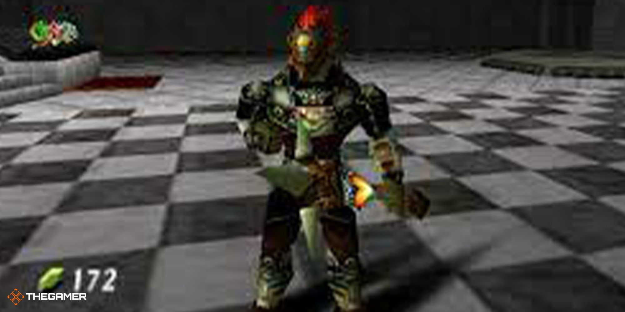 Playing as Ganondorf in Ocarina of Time
