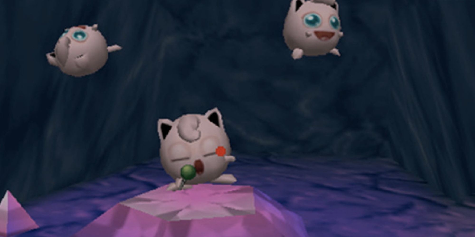 A group of Jigglypuff in Pokemon Snap 1999