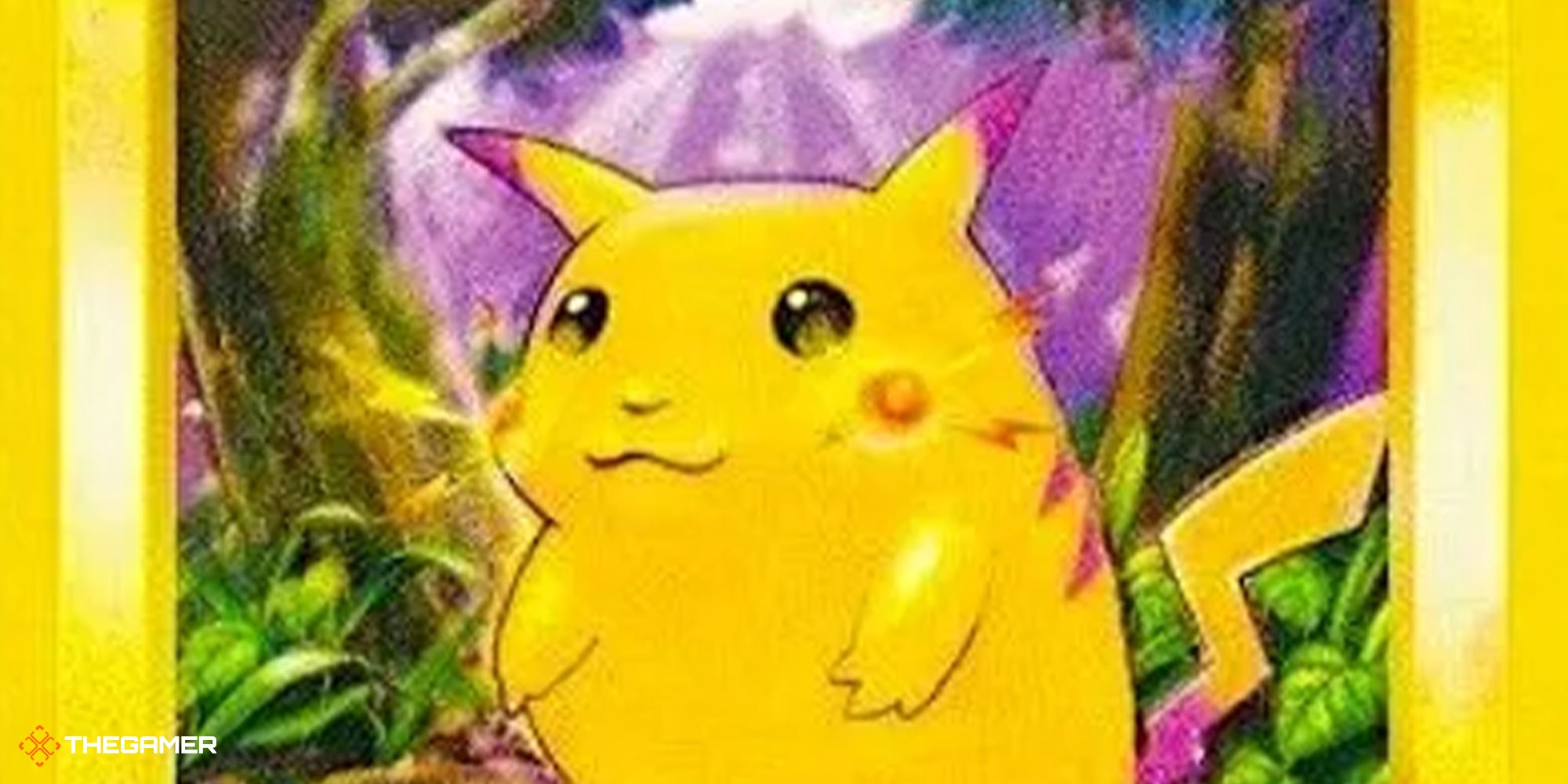 Pokemon TCG - Pikachu misprint with red cheeks