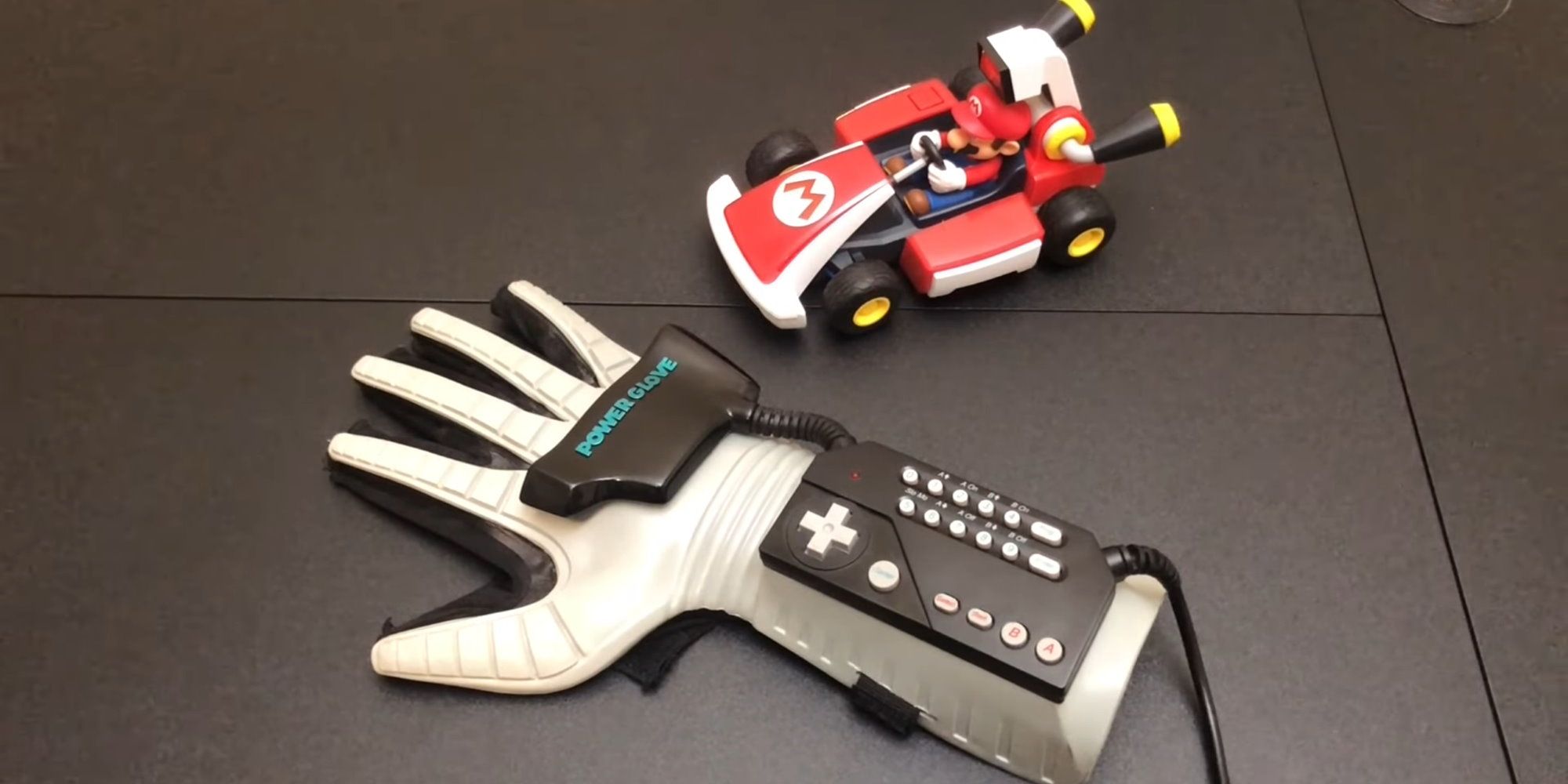 Power Glove Mario Kart - via Will It Work on YouTube