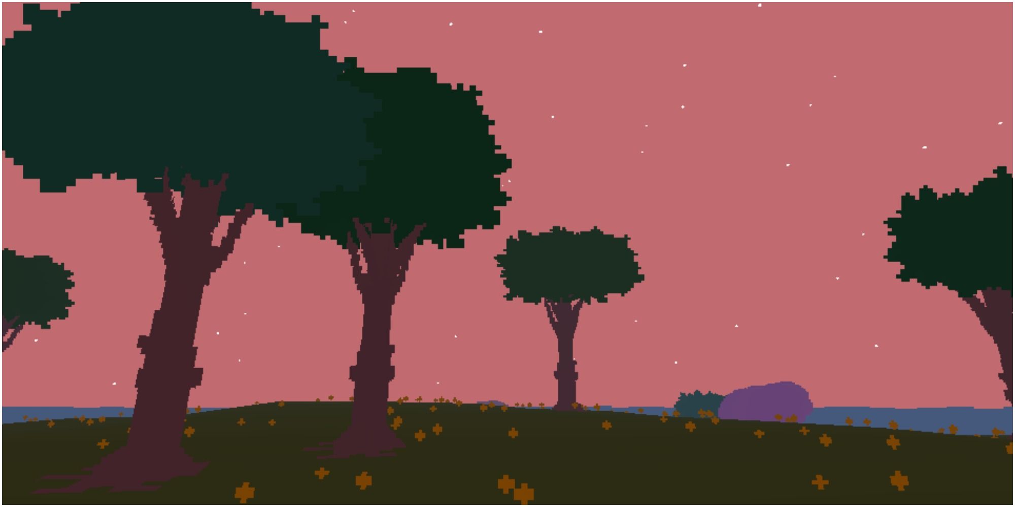 Proteus island at sunset