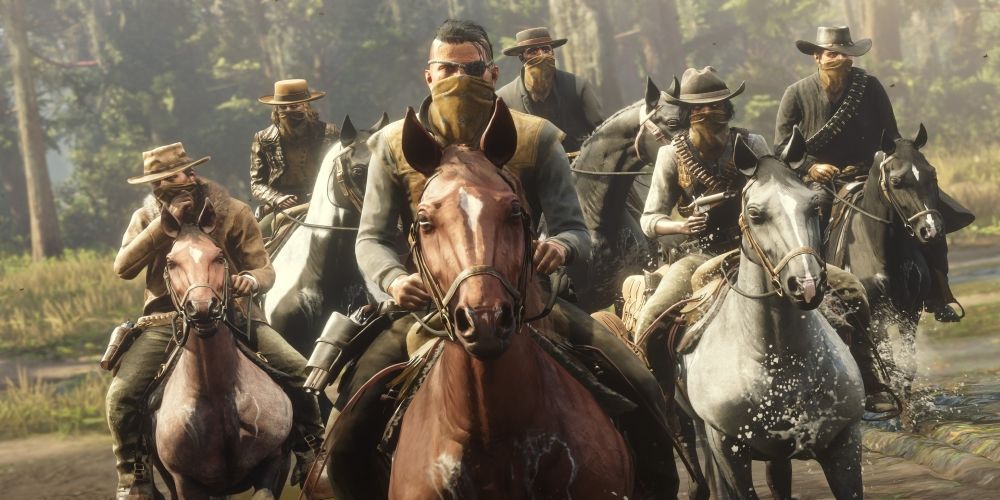 Red Dead Online character cowboys