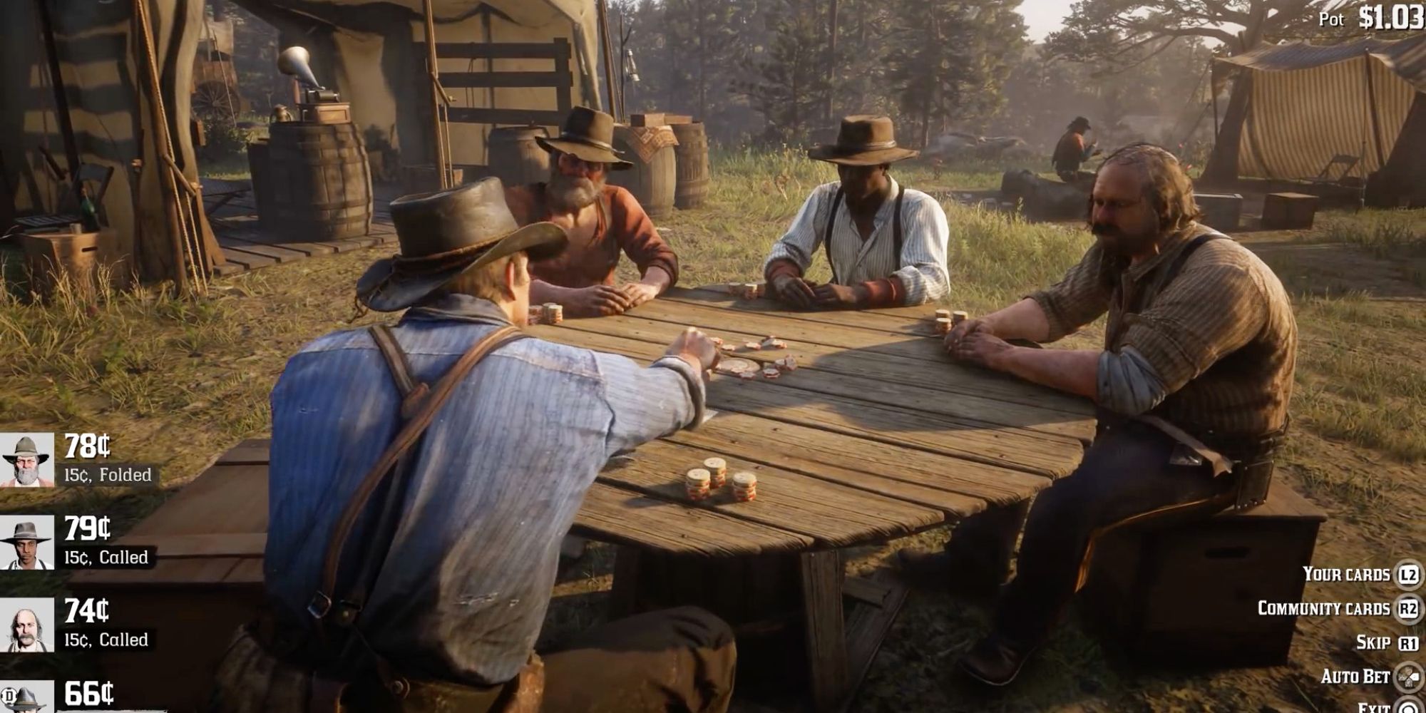 Red Dead Redemption 2 Screenshot Of Poker