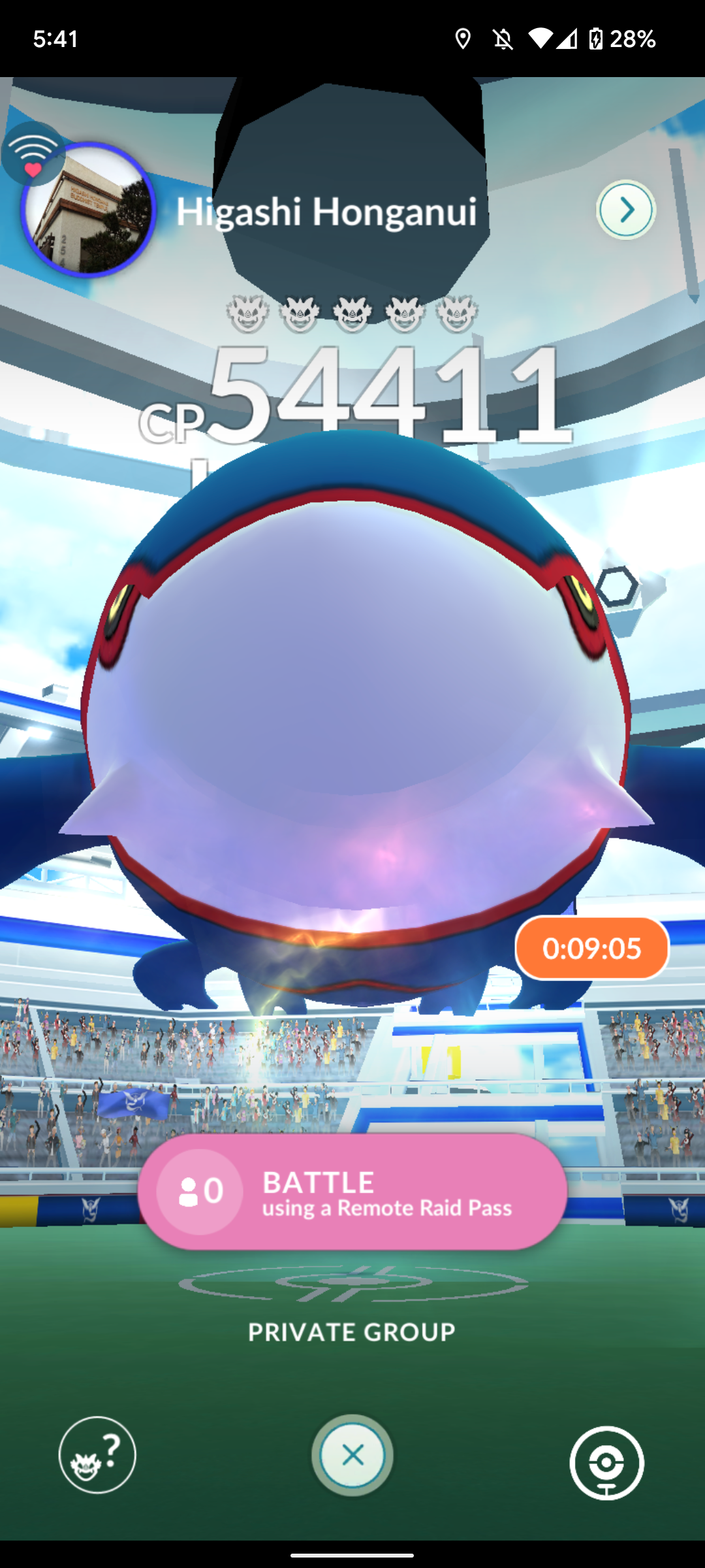 pokemon go remote raid kyogre