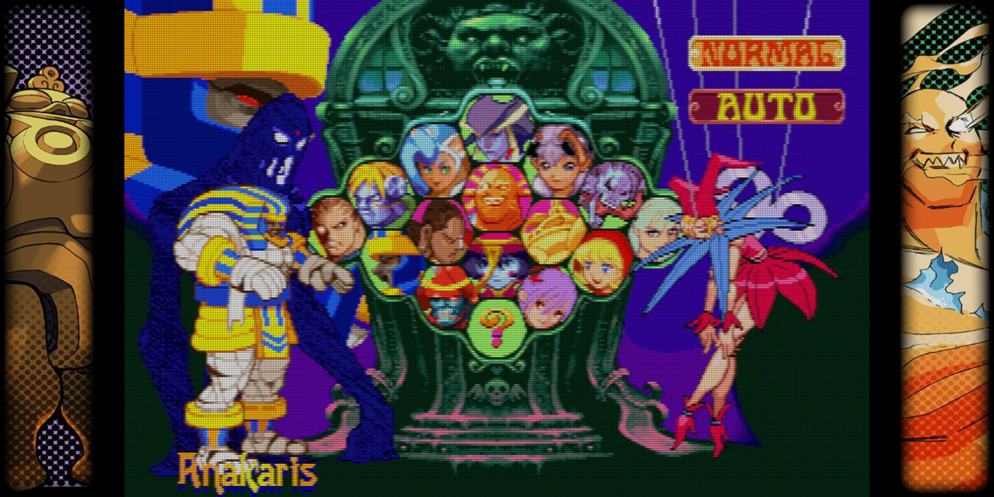 Both Shadow and Marionette appear in Vampire Hunter 2's character select screen in Capcom Fighting Collection.