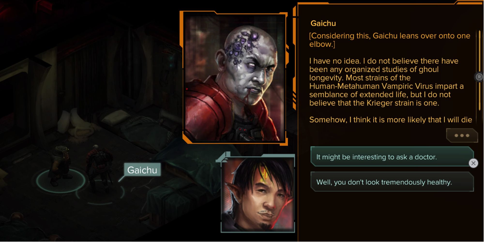 Shadowrun Hong Kong Gaichu Dialogue