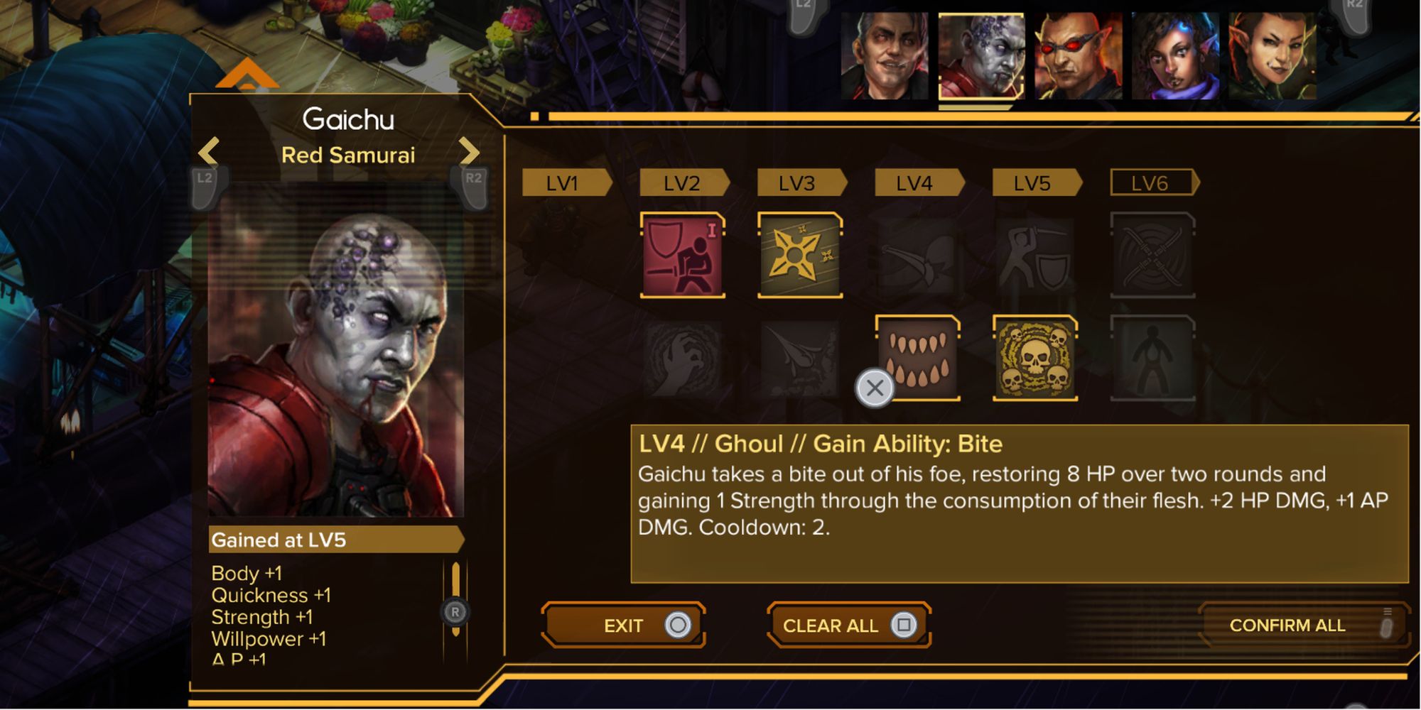 Shadowrun Hong Kong Gaichu Skills