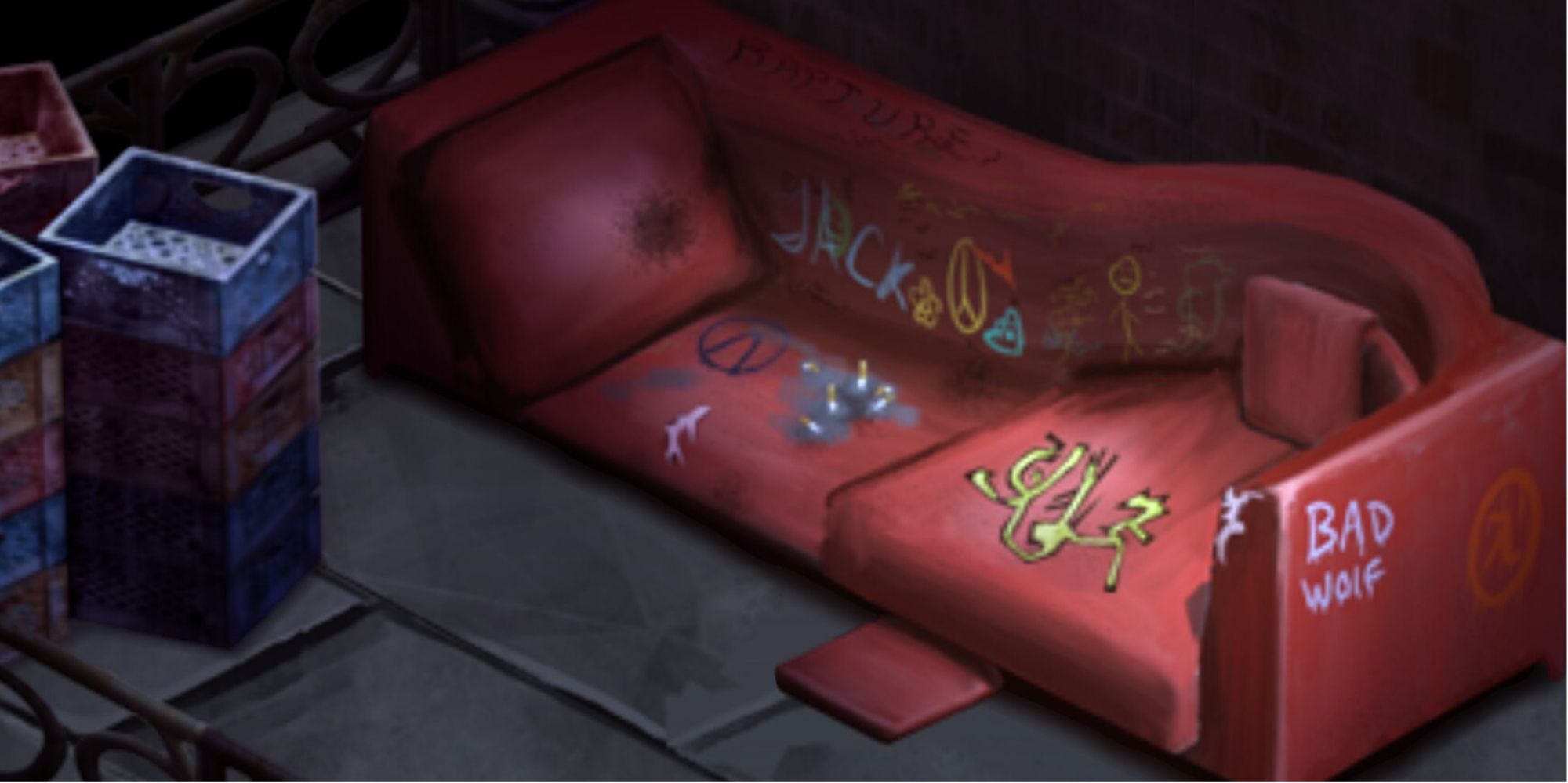 Shadowrun Returns Couch full of references