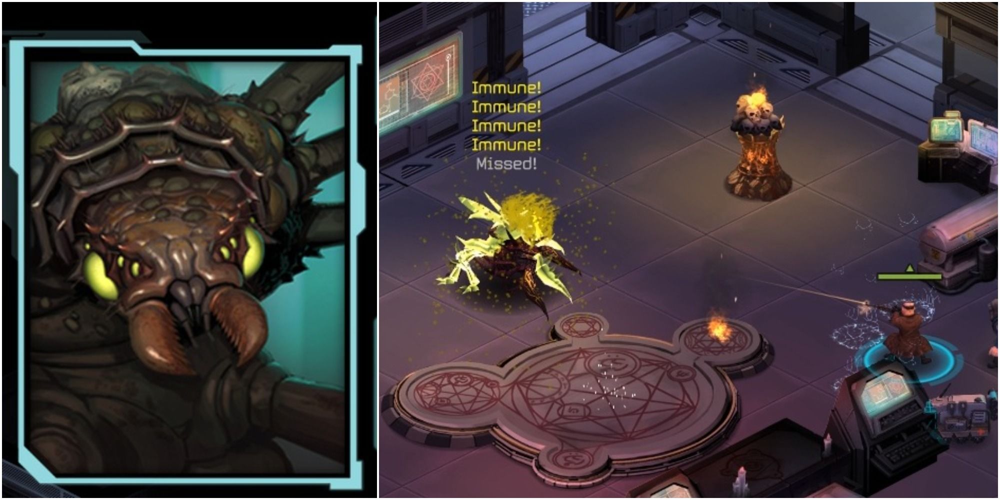 Shadowrun Returns Insect Portrait and Immunity
