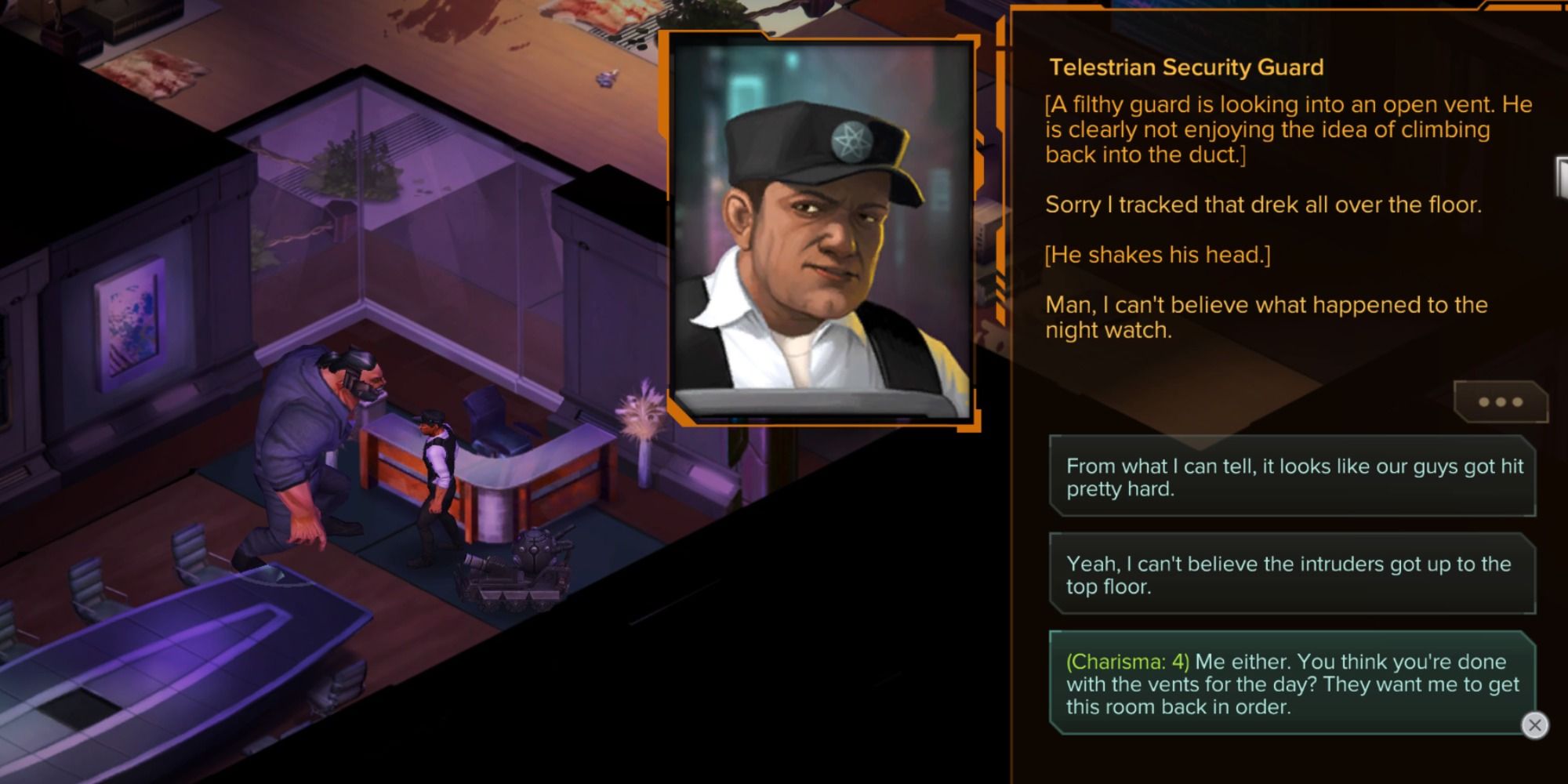 Shadowrun Returns Telestrian Guard Dialogue