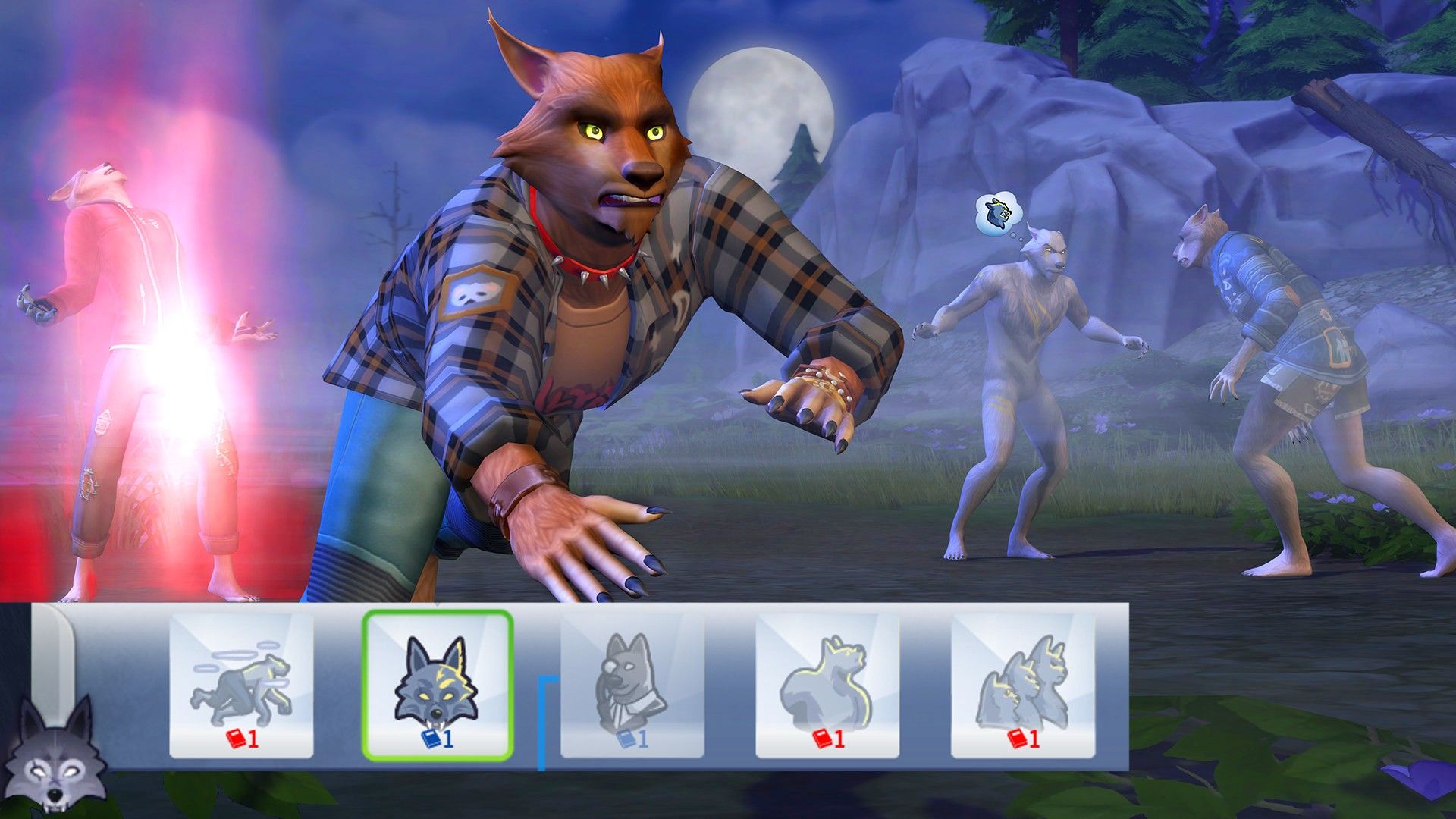 Werewolves and the Apex rank abilities in The Sims 4 Werewolves