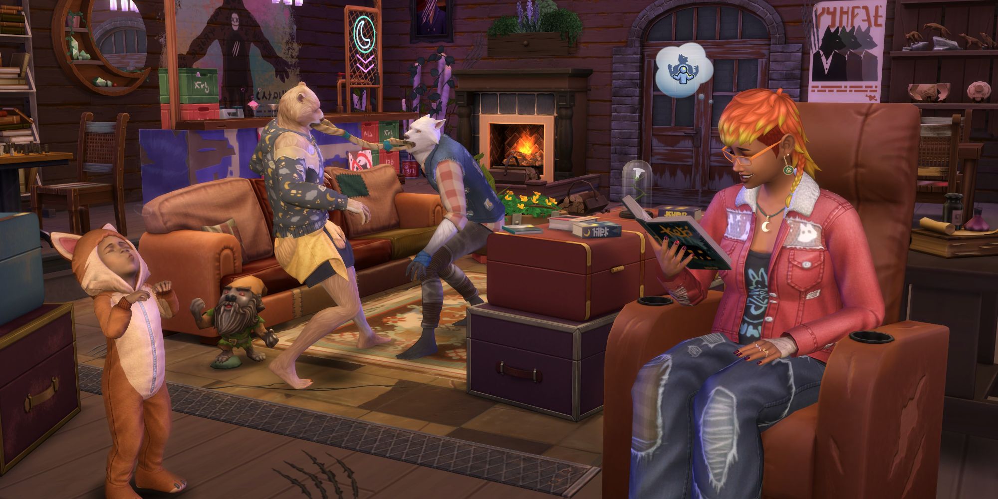 Sims 4 werewolf family