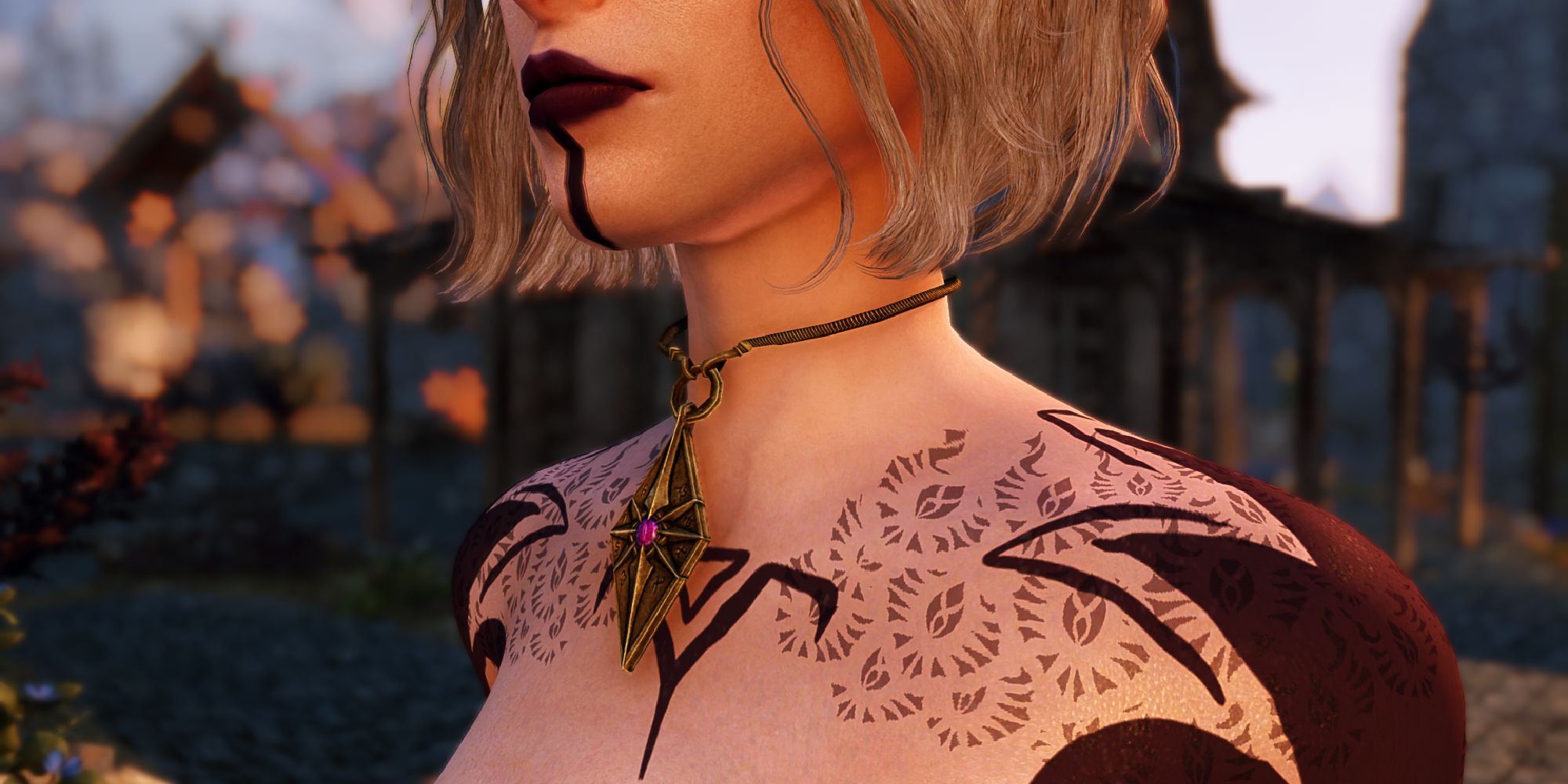 Татуировки в меню создания персонажа – Skyrim Mods