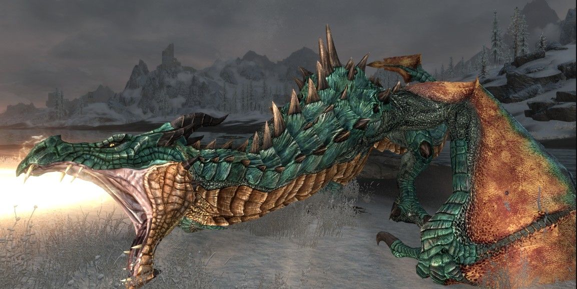 Skyrim Dragon Species 16K Mod